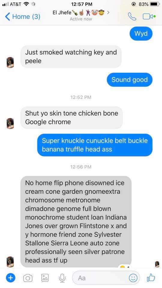 Shut yo skin tone chicken bone r/Badfaketexts