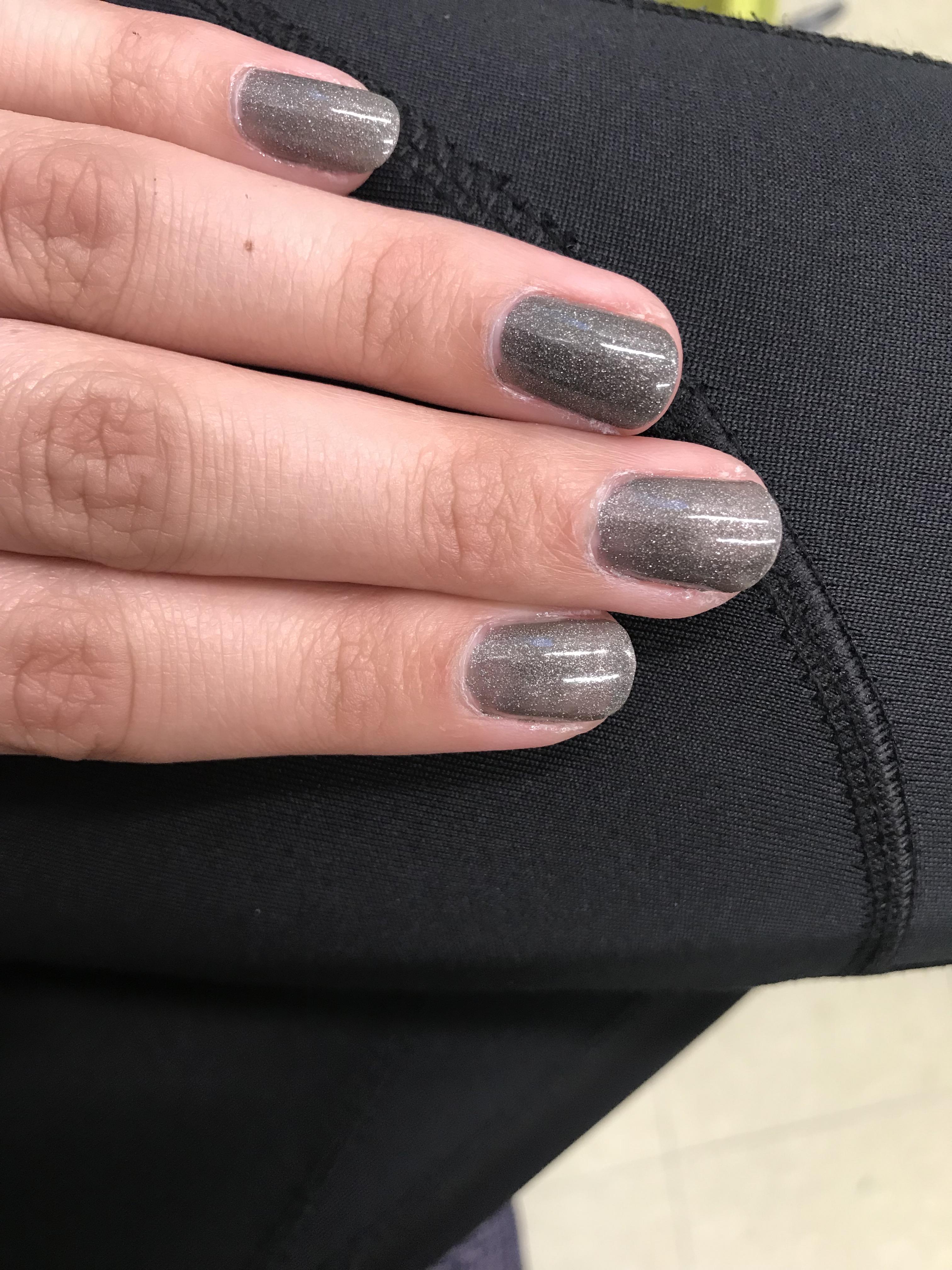 If you can still feel the glitter after a clear coat, use a gel clear