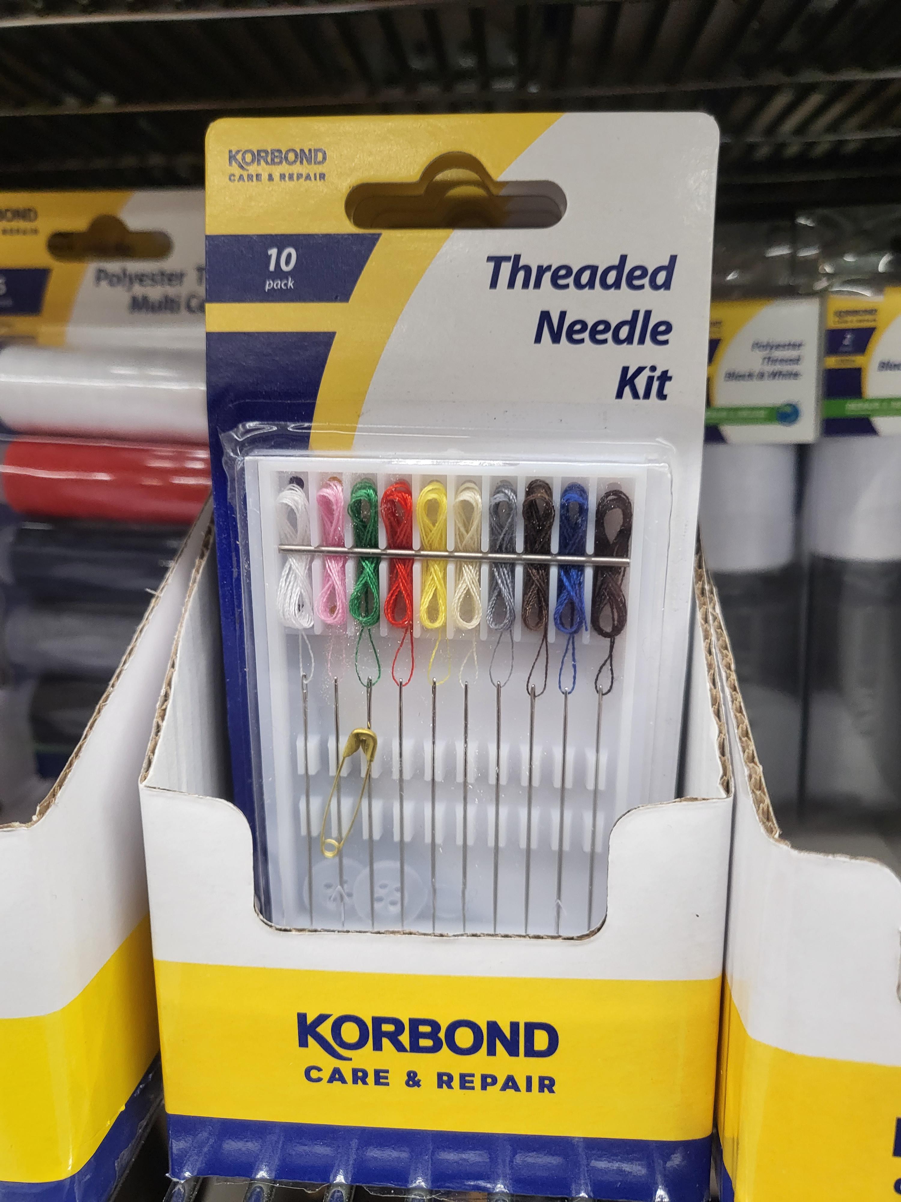 Threaded needles saving time & effort Design