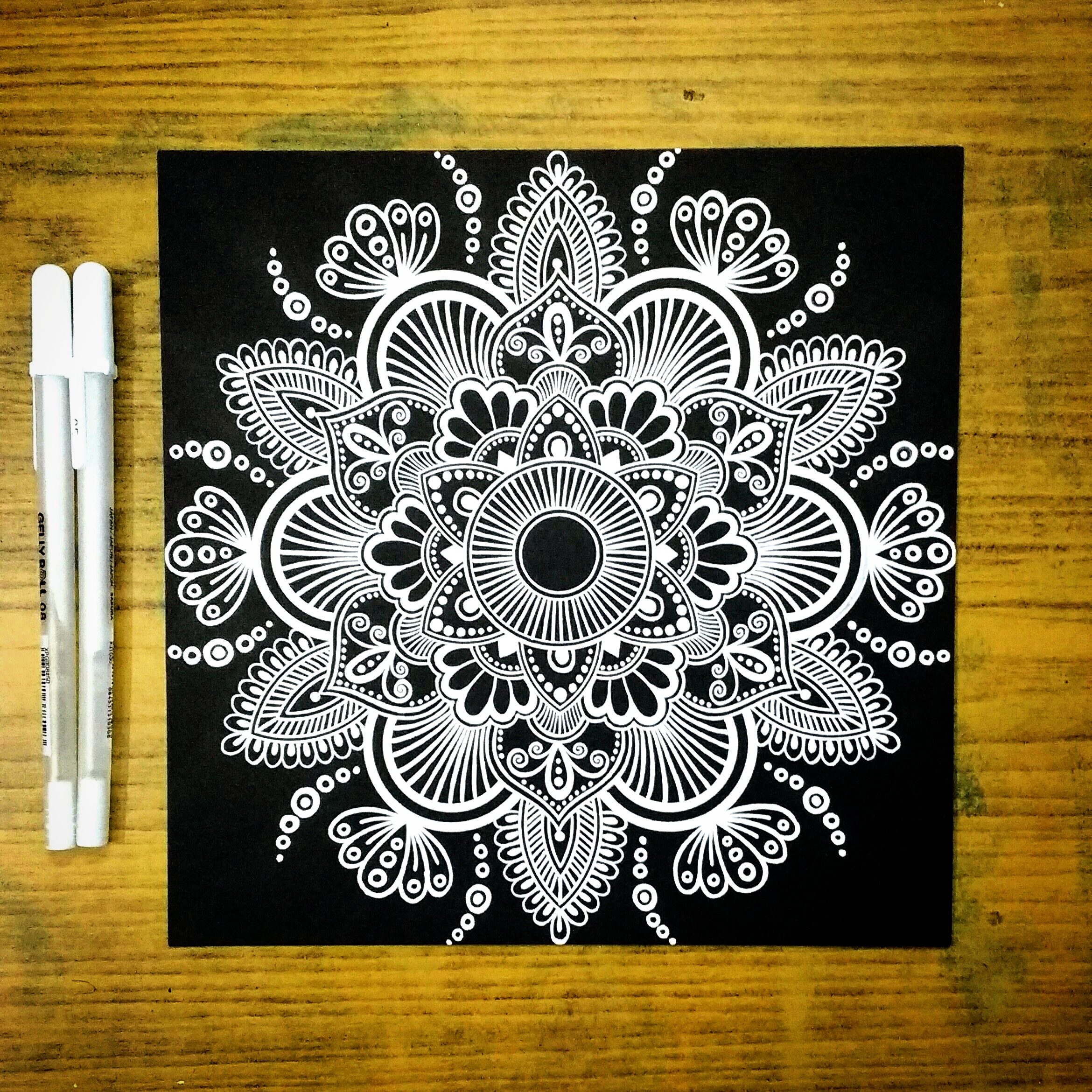 Black Paper r/mandalas