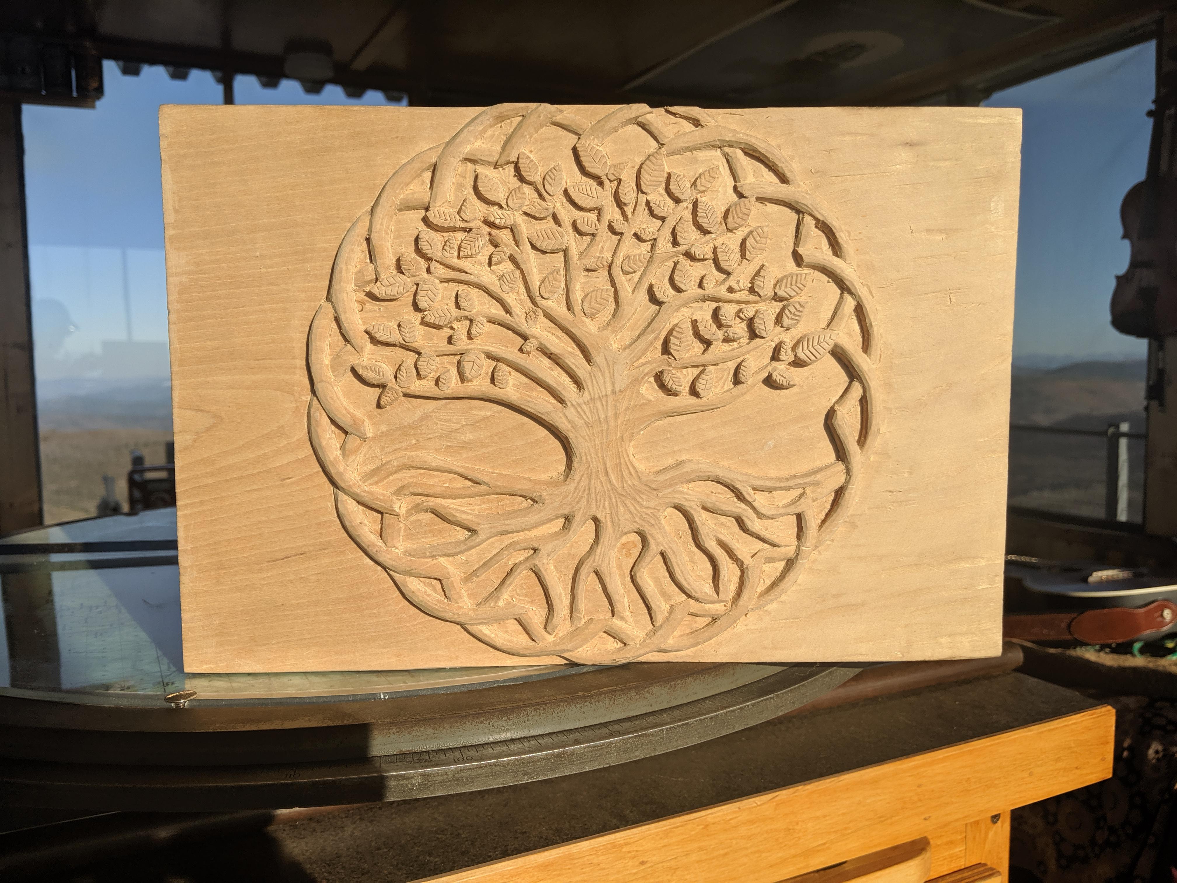 Basswood relief carving r/woodworking