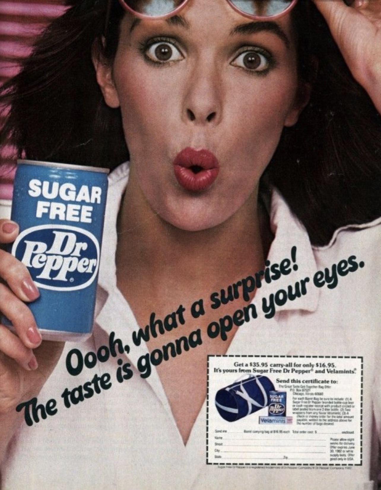 Remember Sugar Free Dr. Pepper in the Blue Can? r/The1980s