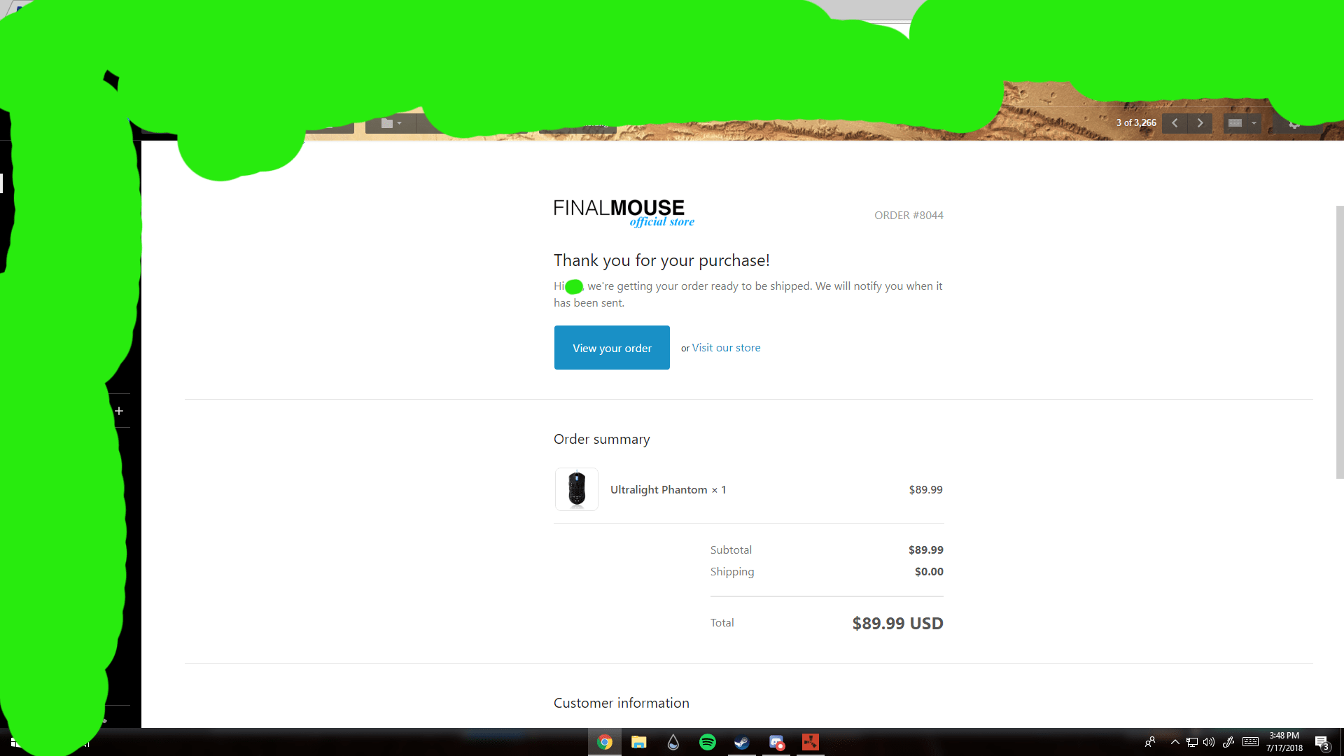 Preparing to ship mice r/FinalMouse