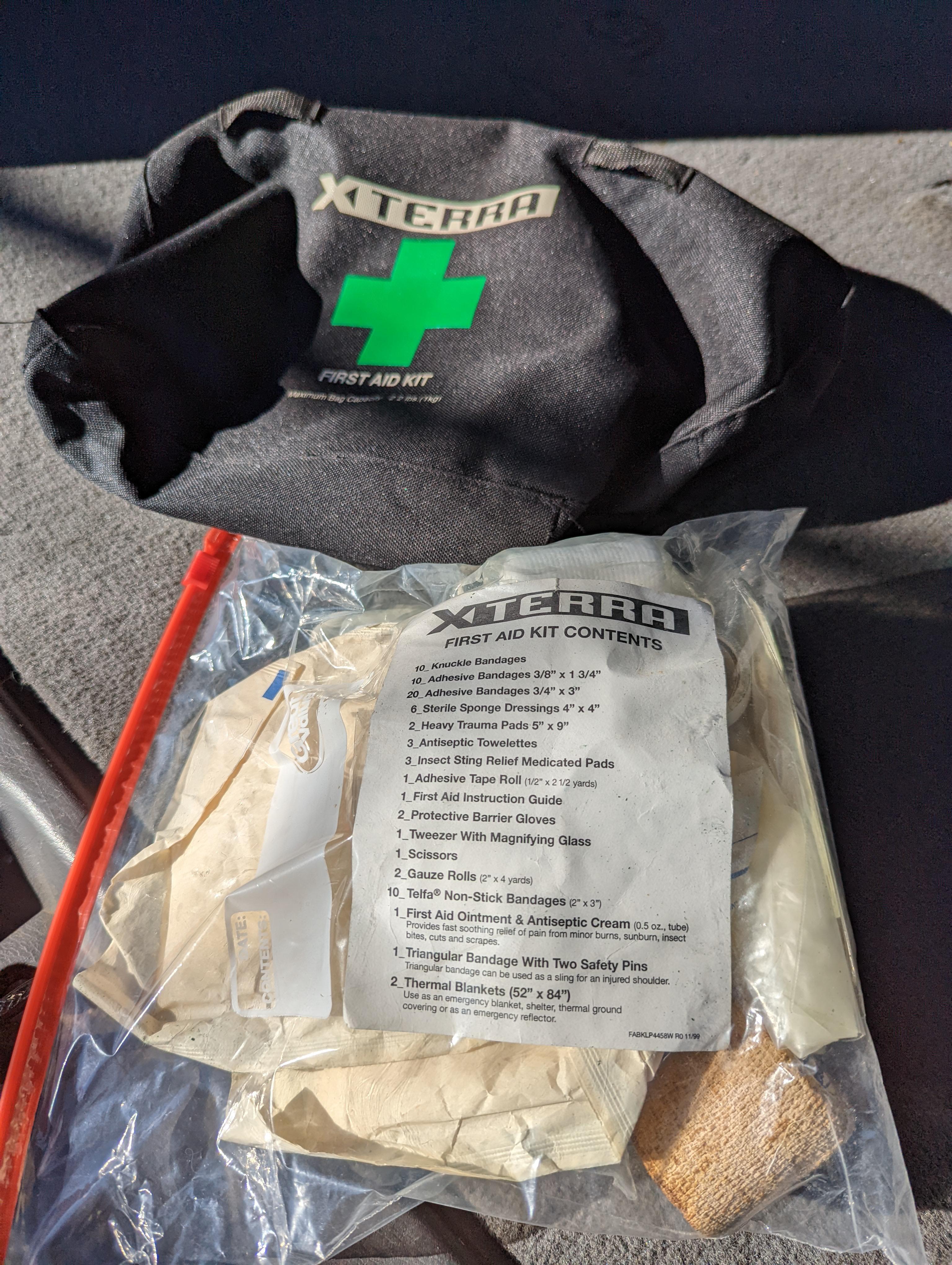 The new to me 01 Xterra that I just bought, came with the original