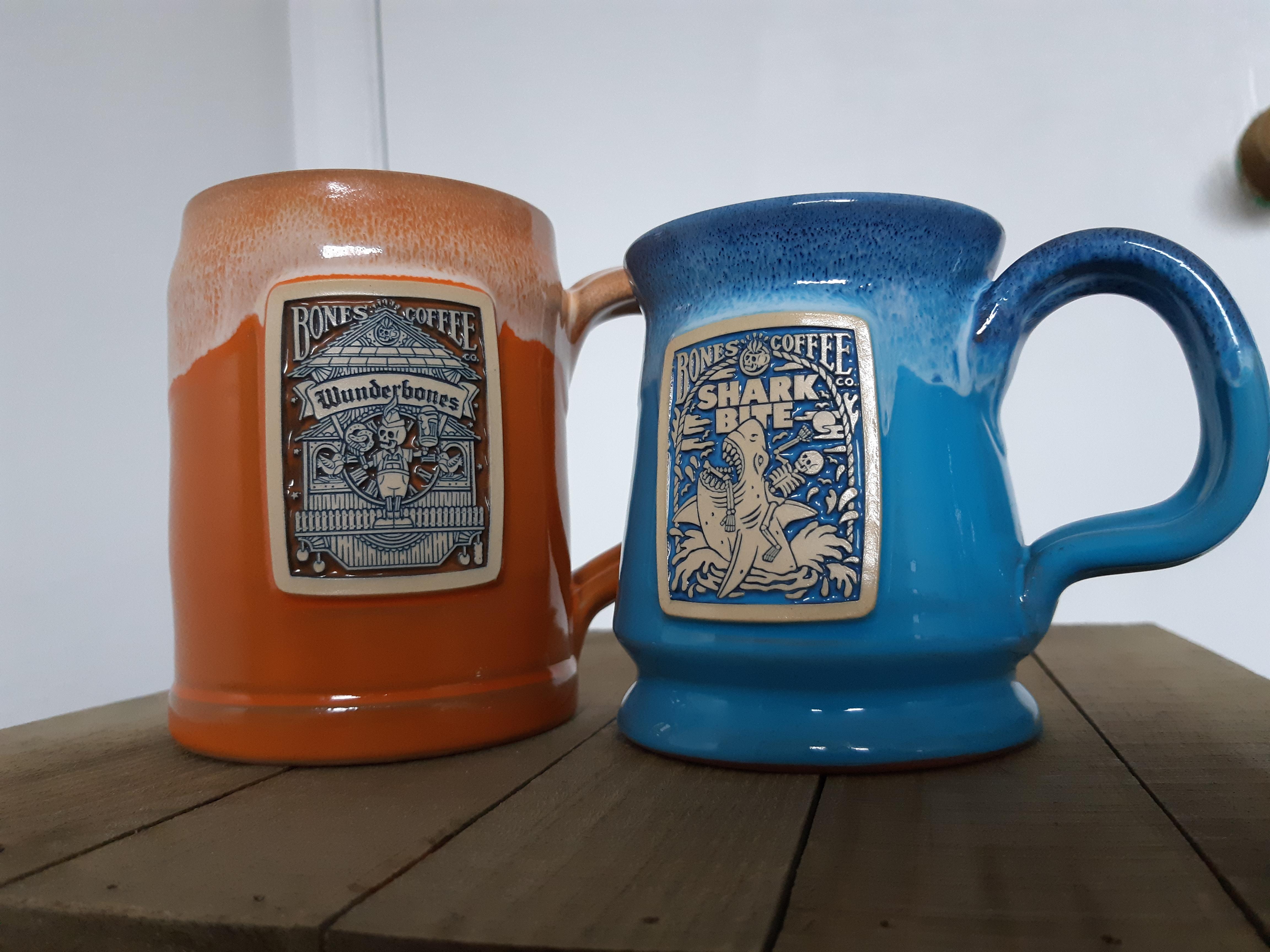 Two new Bones Coffee mugs just entered into my collection! r/muglife