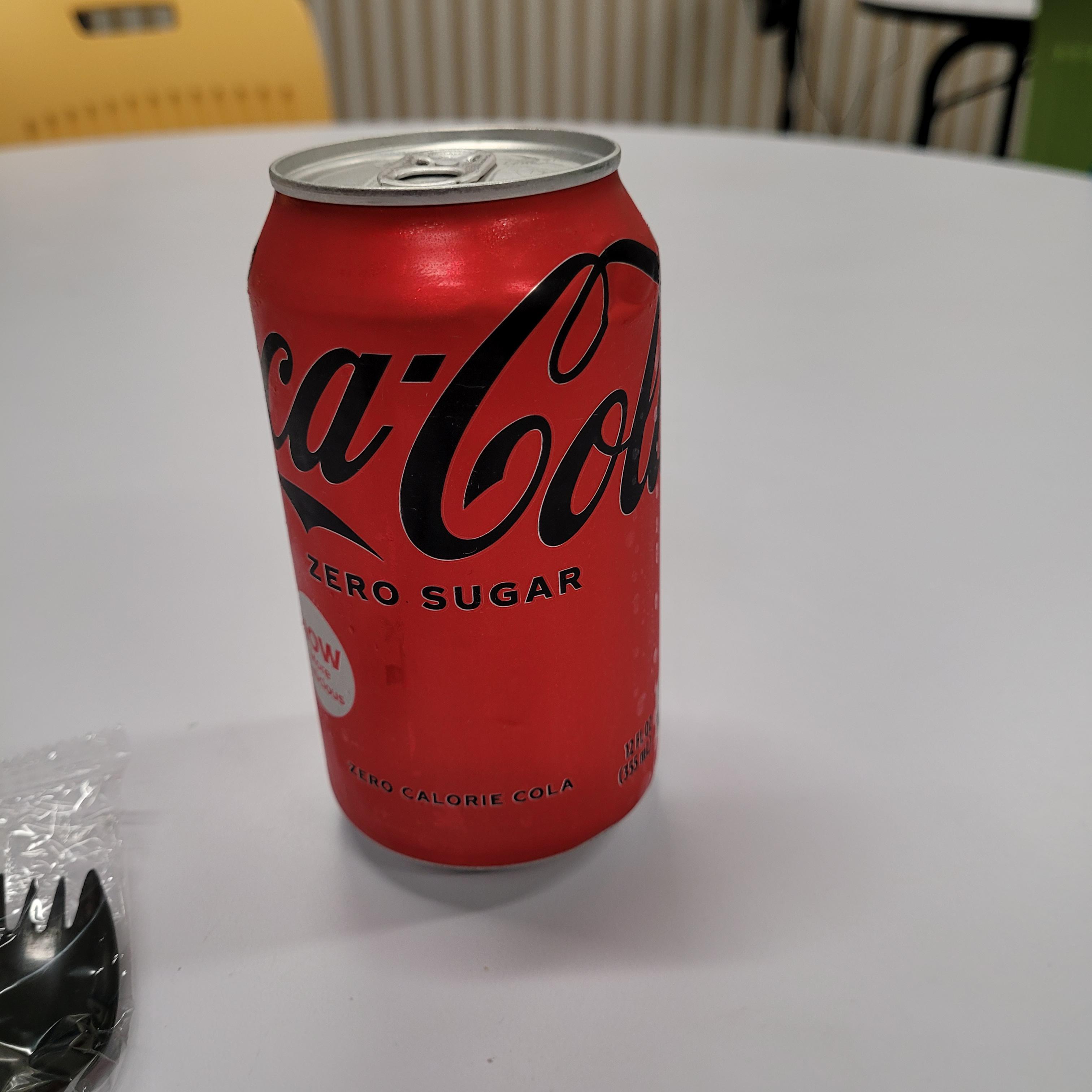 I had to double check my can of Coke Zero. r/diabetes
