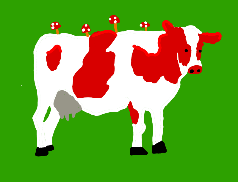 Mushroom as a real animal (cant draw cows well) r/Jazza