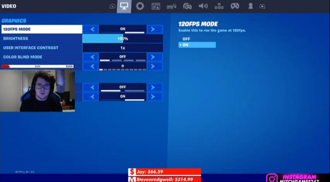 This is 120 fps on ps5 but this option doesnt exist for me , is it