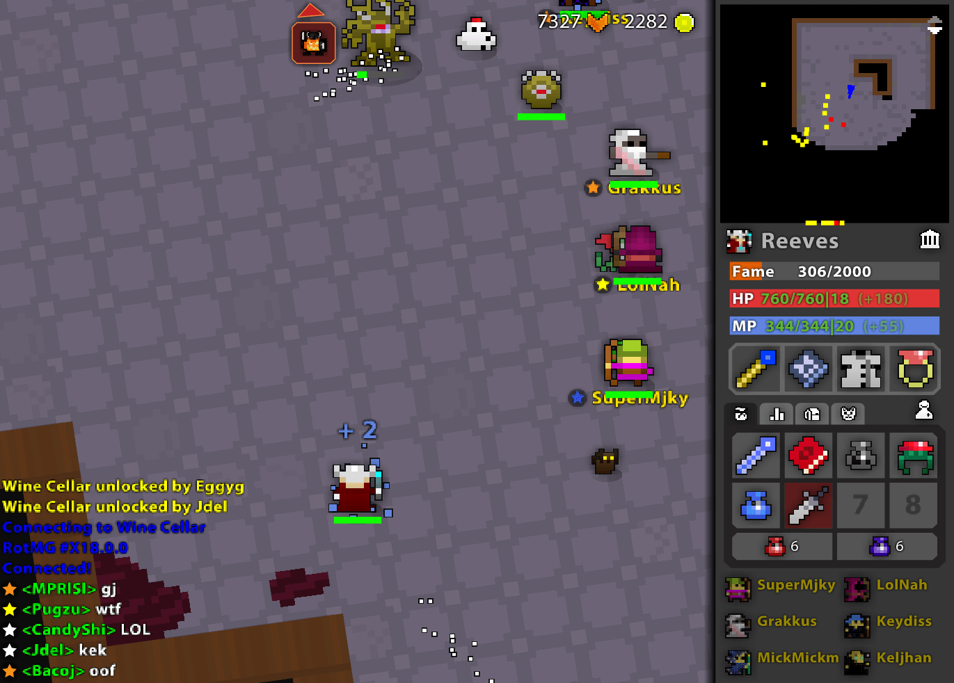 Double Wine Cellar Pop r/RotMG
