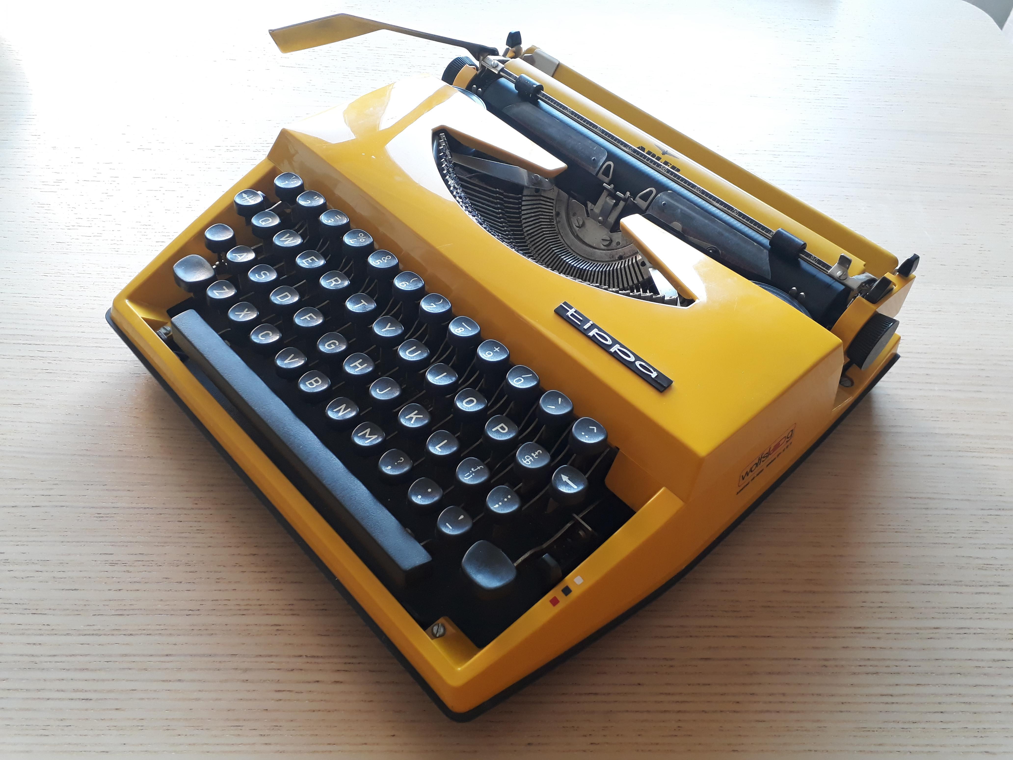 First typewriter Yellow Fellow r/typewriters