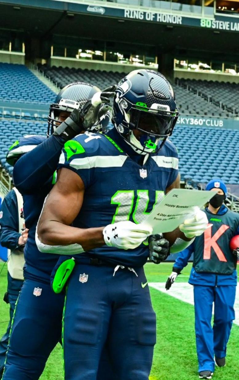 Birthday wishes from his teammates! r/DK_Metcalf