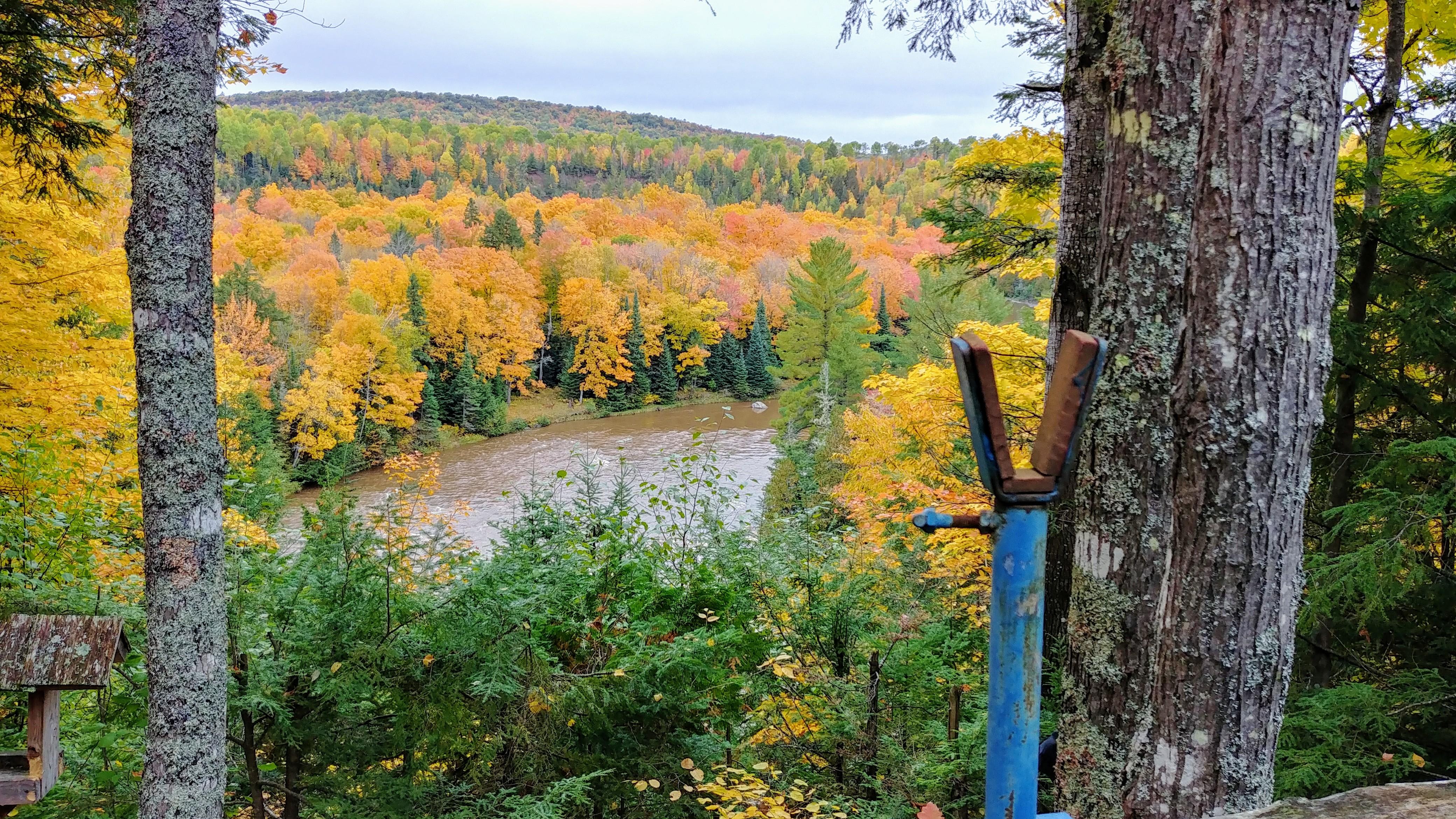 Ontonagon River just upstream of the Victoria Dam Reservoir r/Michigan