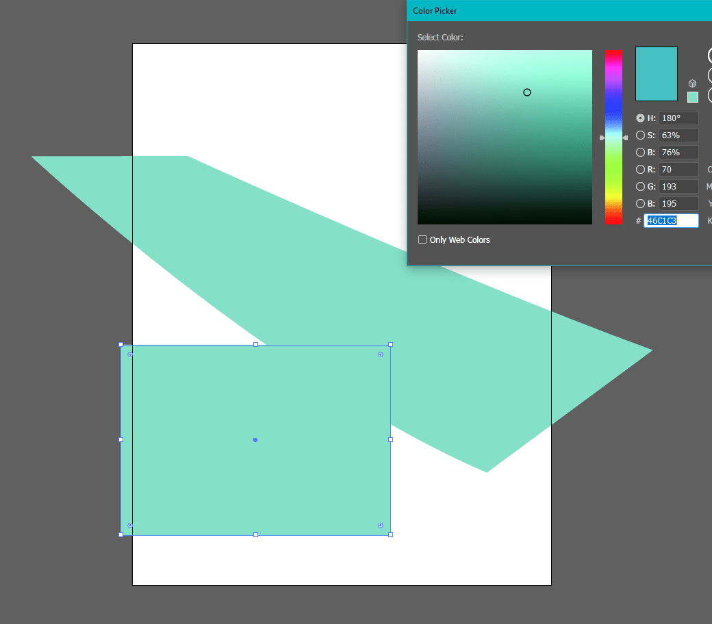 Illustrator colors are off? Won't display correct color (as seen in color picker preview