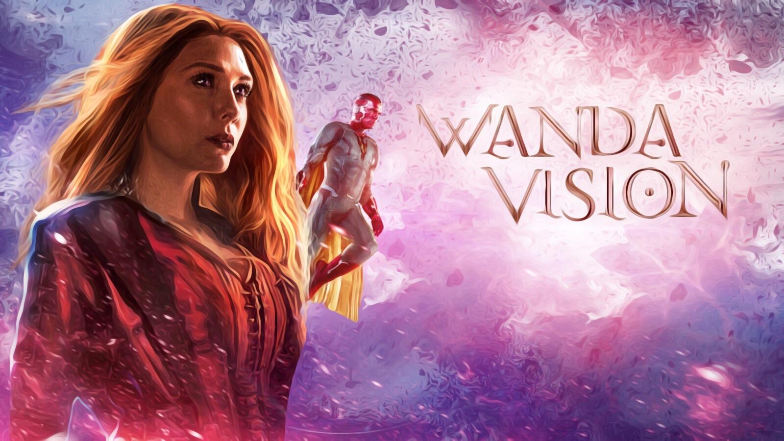 “Wanda Vision” limited series fan poster by me! r/marvelstudios