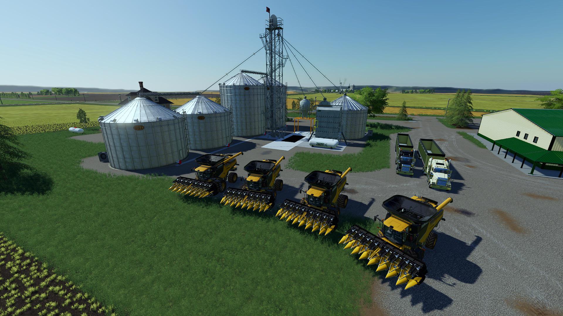 Just about ready to start corn harvest Flint Hills, Iowa r