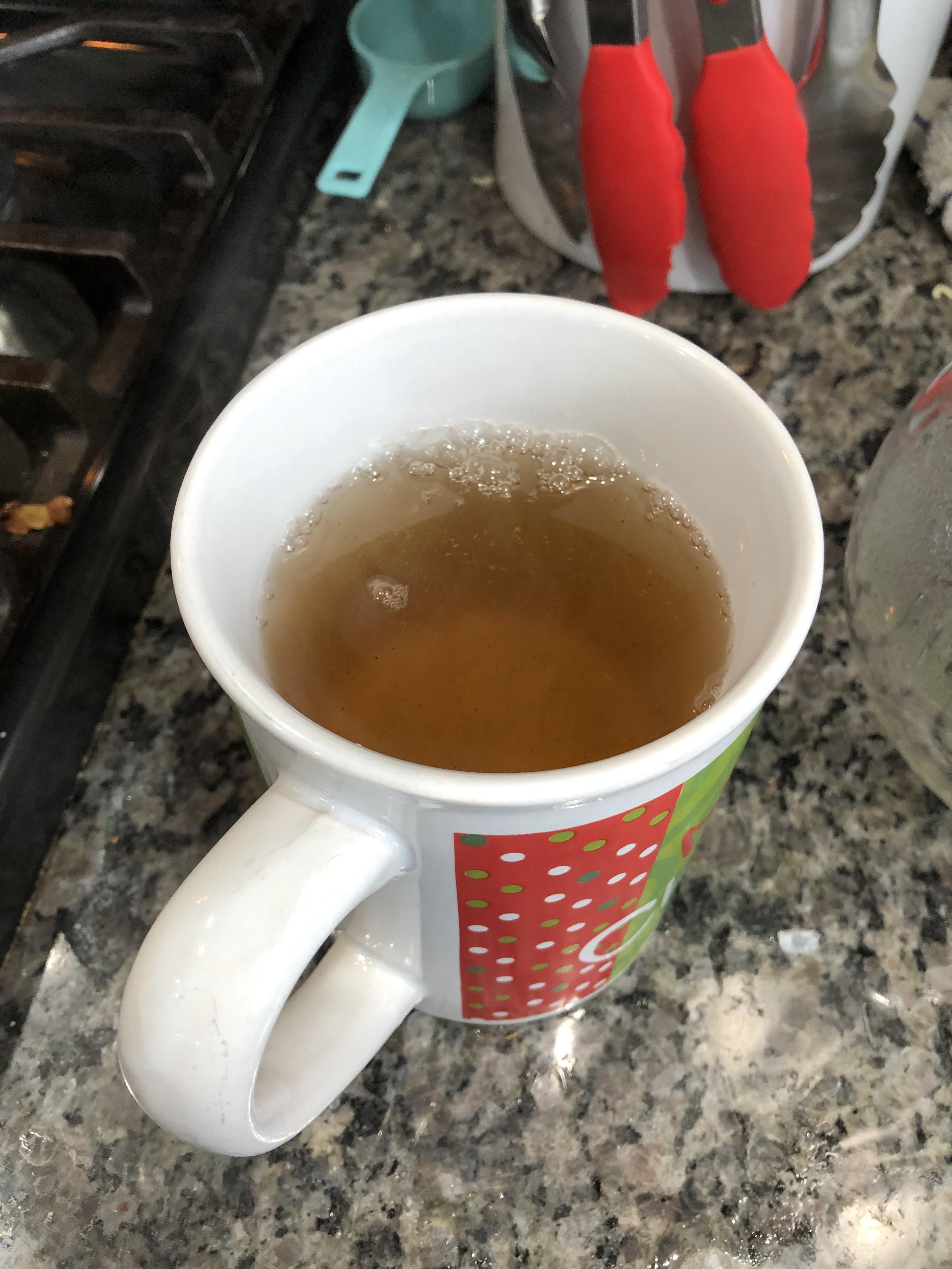 I perfected my steeping time and temp! Green tea, 75 C, 1 minute