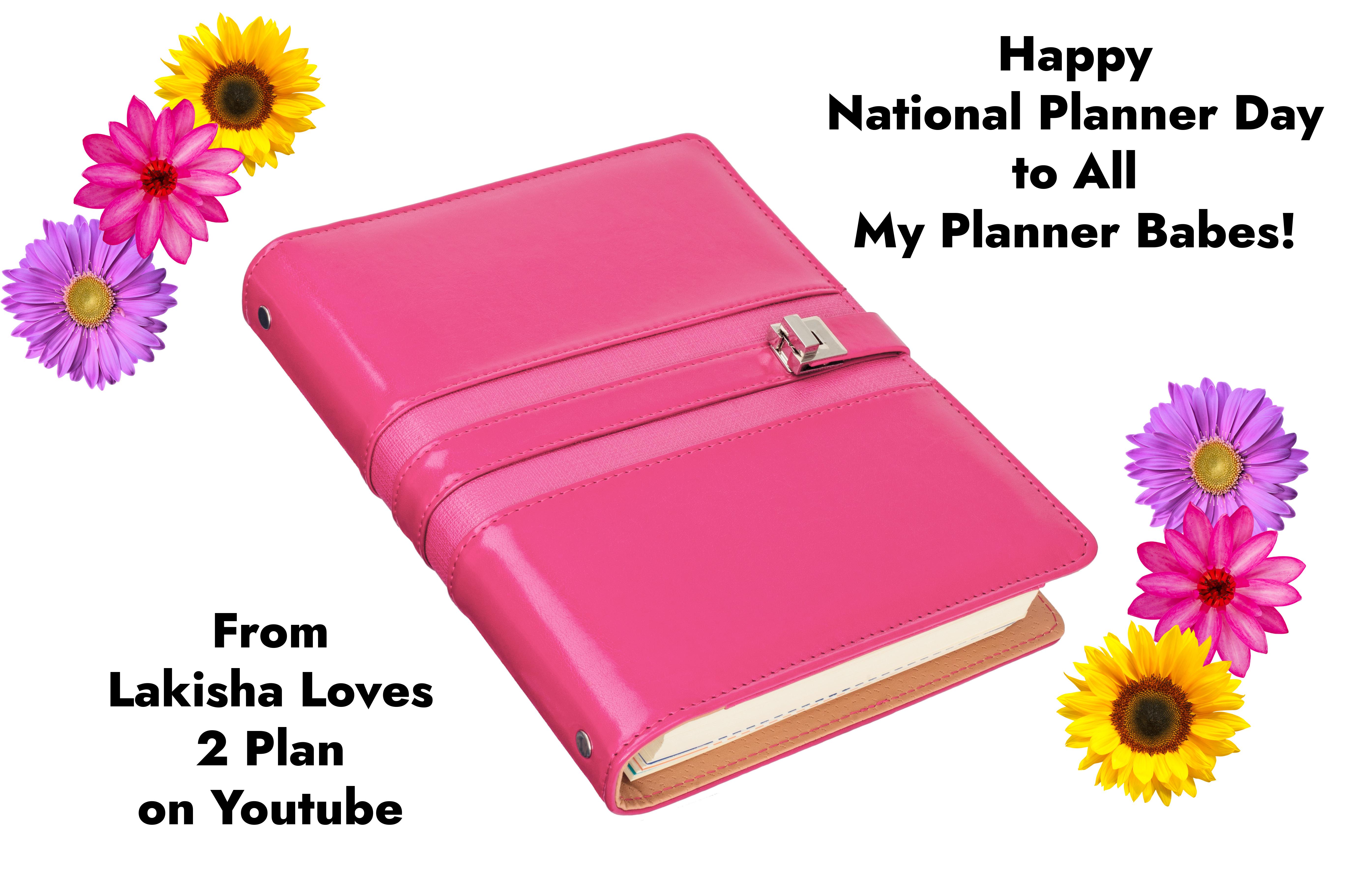 Happy National Planner Day to All My Planner Friends! Planner