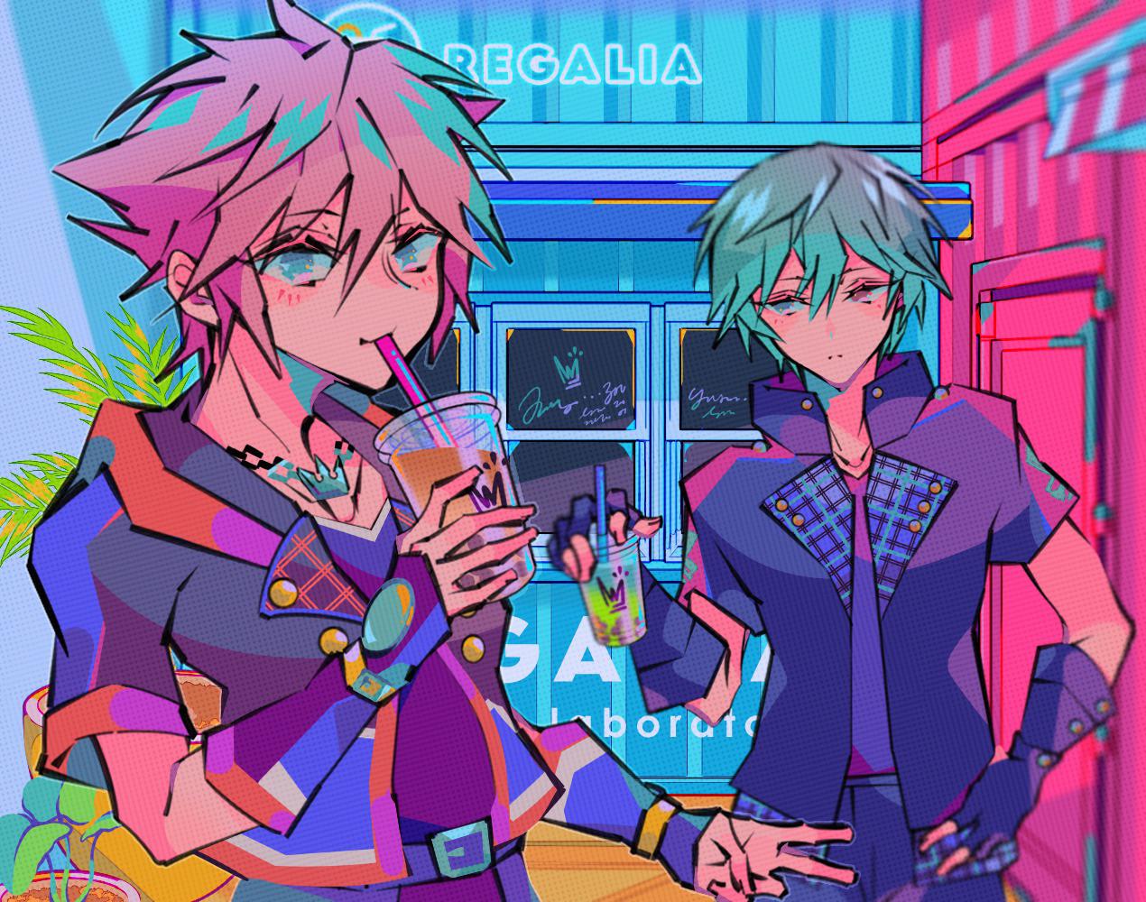 Sora & Yozora, by me digital art 2020 r/KingdomHearts