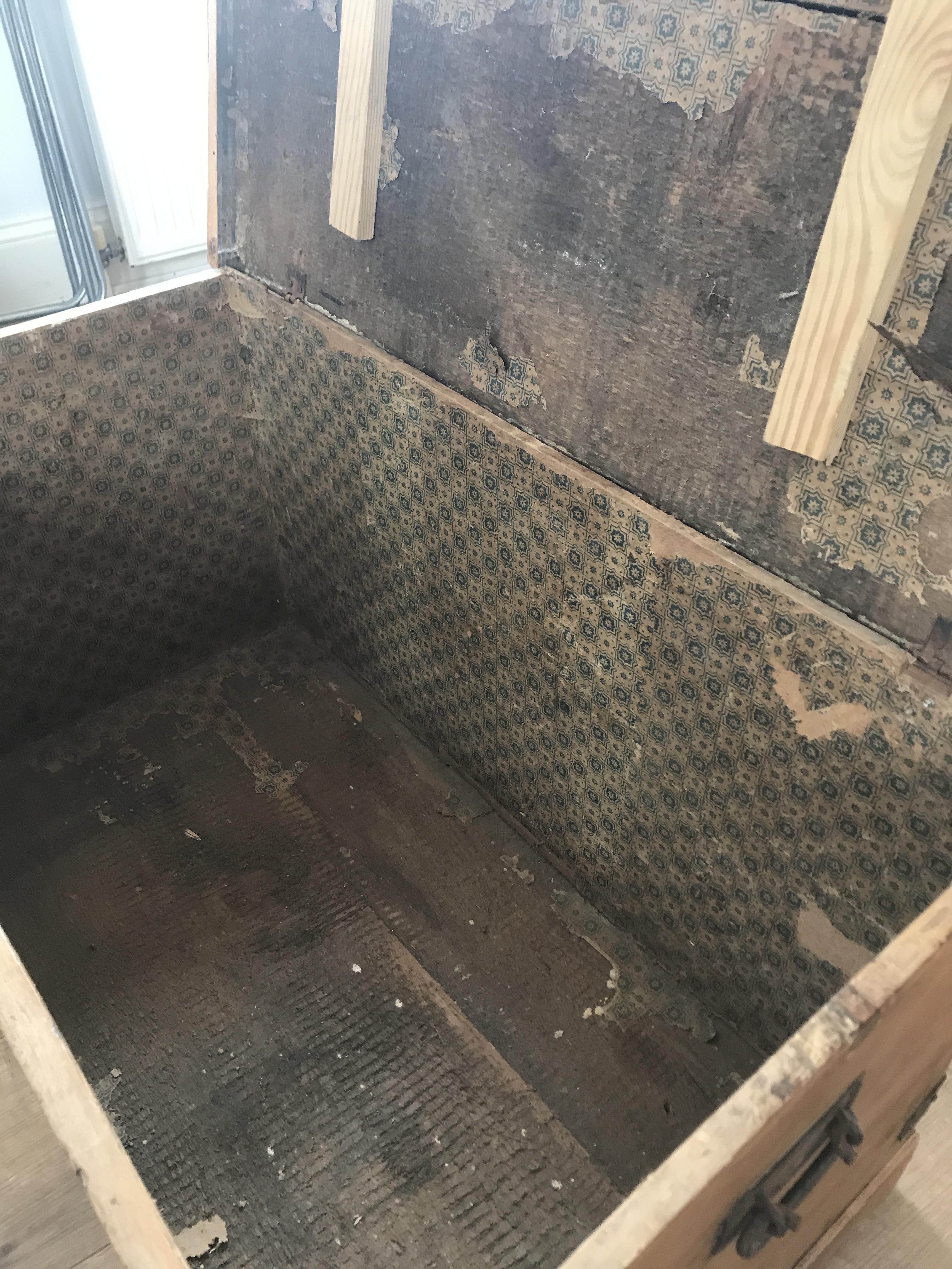 What’s the best way to clean this wooden Victorian chest. Sand, wax