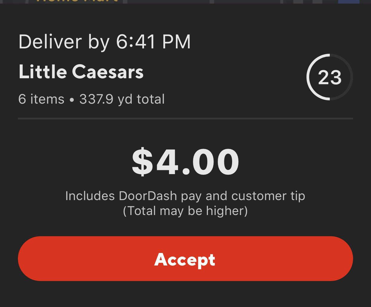 I’m done with door dash💀 it was literally 1 minute walking distance and