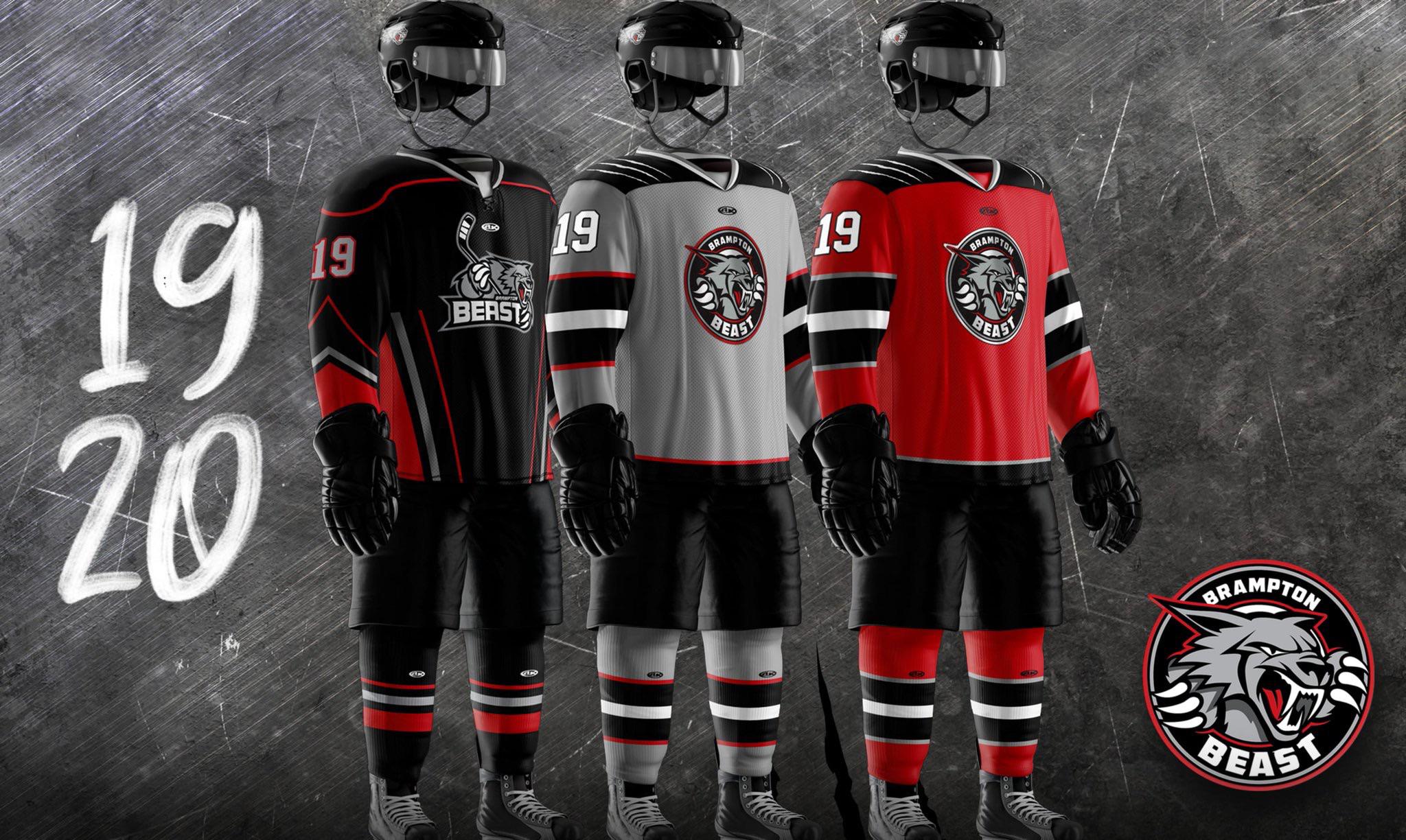 Brampton Beast unveil new jersey’s and logo for season. r