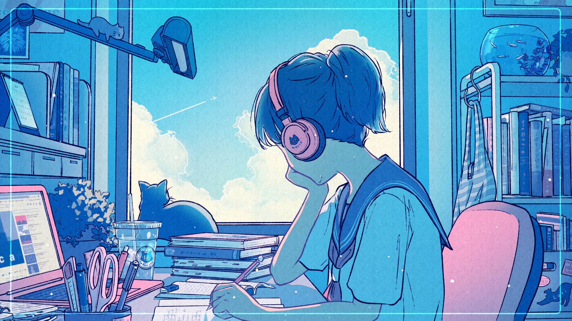 The headphones of lofi girl in the thumbnail still has "Chilled Cow