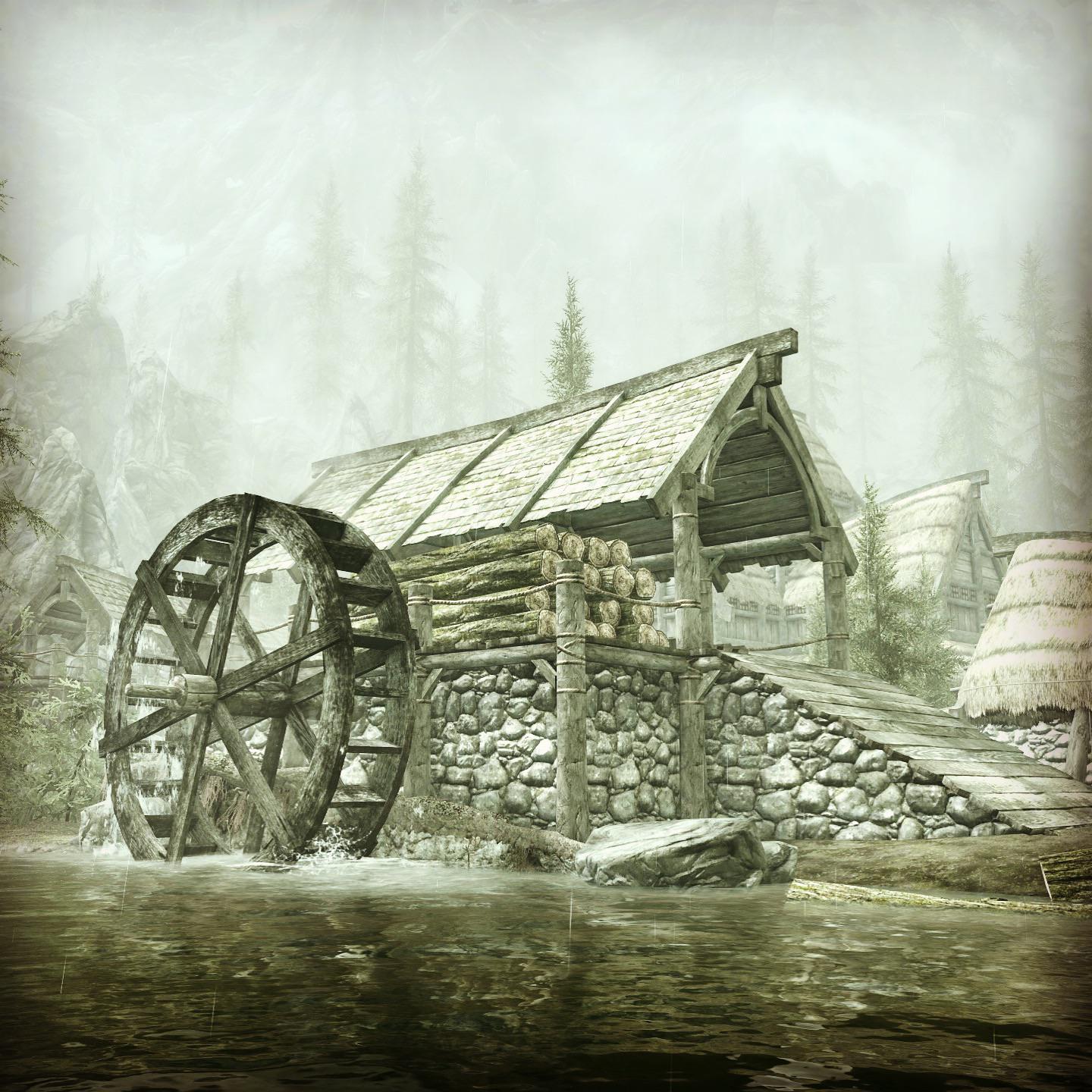 Lumber Mill in Falkreath Bob Rossified r/skyrim