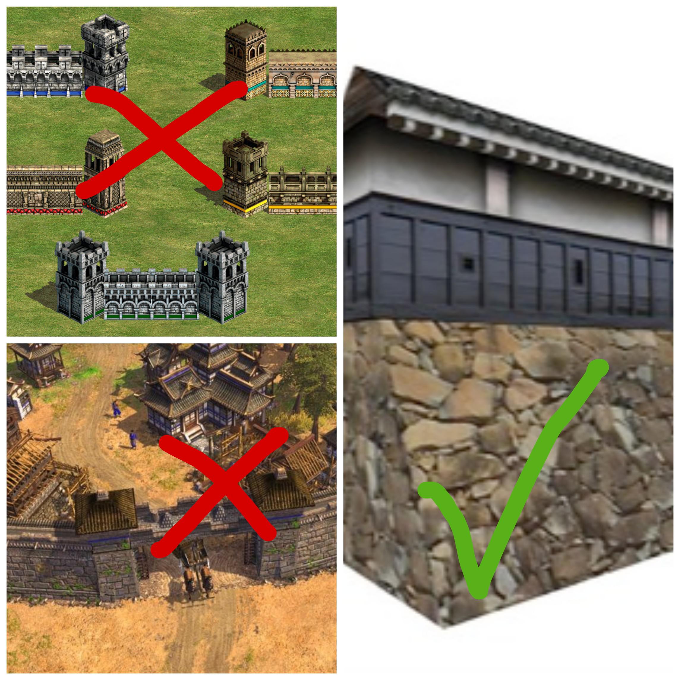 Please give the Japanese civilization Japanesestyle walls. r/aoe4
