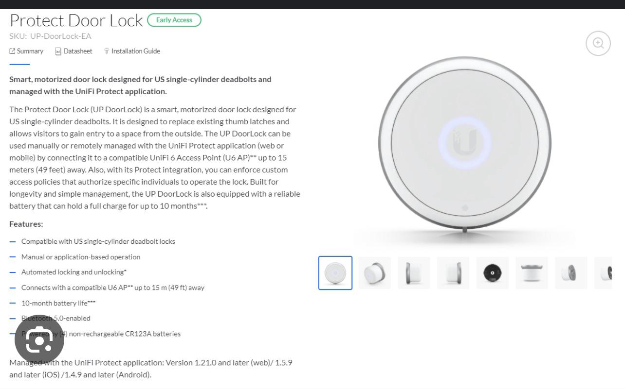 Protect Door Lock?asking for a friend r/Ubiquiti