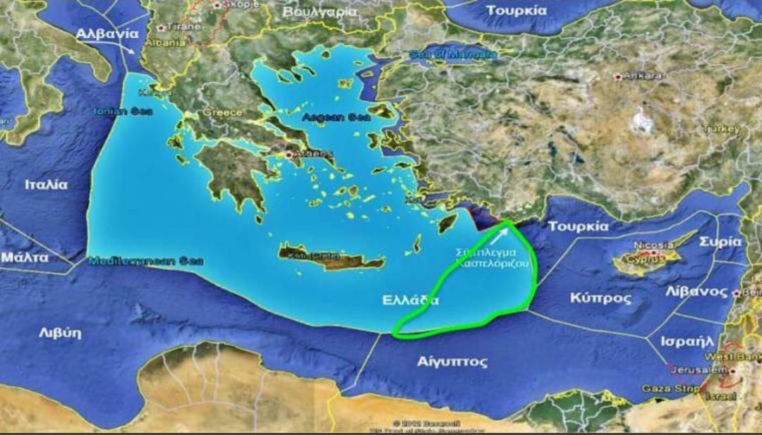 Maritime territory claimed by Greece r/MapPorn