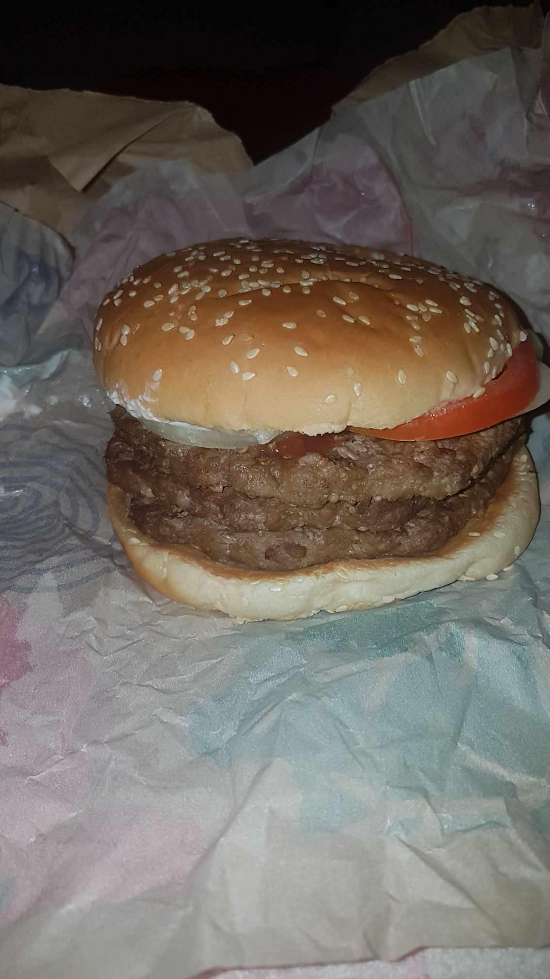 after 10+ years BK returned to Romania. just the triple whopper