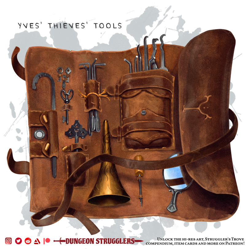 New item! Yves' Thieves' Tools Wondrous item {Dungeon Strugglers