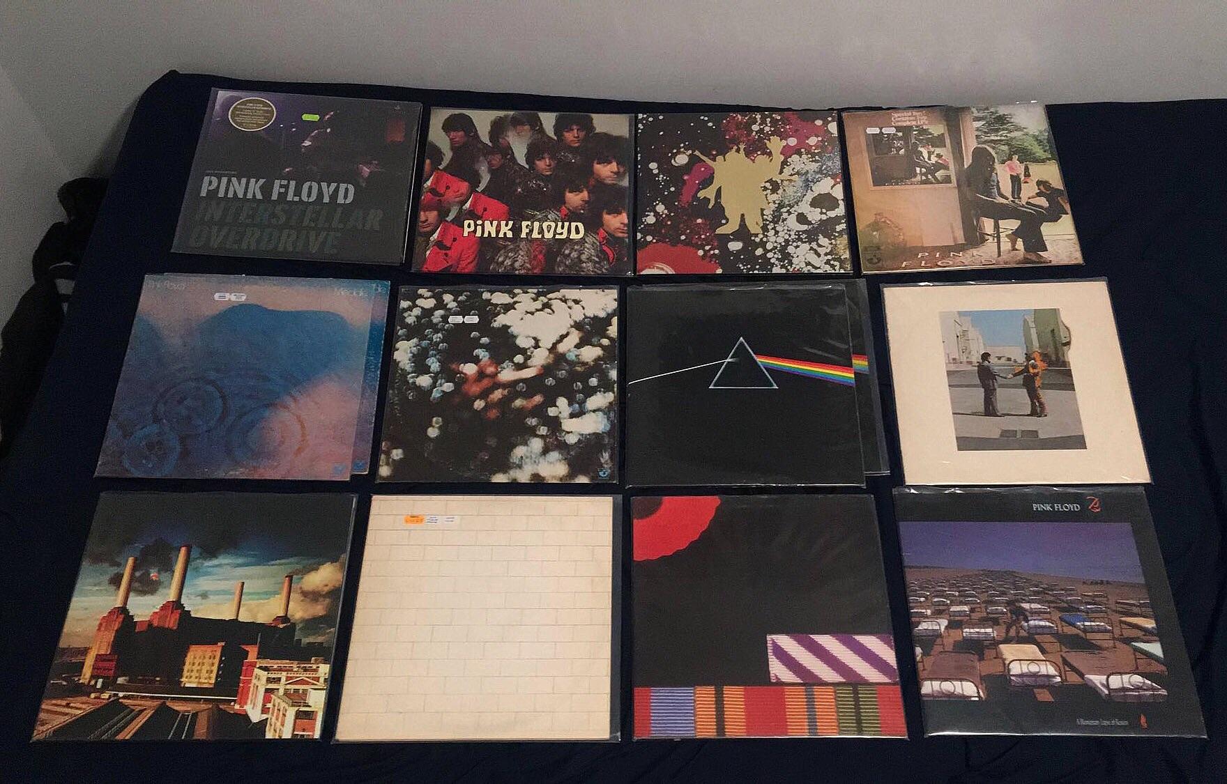 My current Pink Floyd collection. Only need a few more til I have all the studio albums! r
