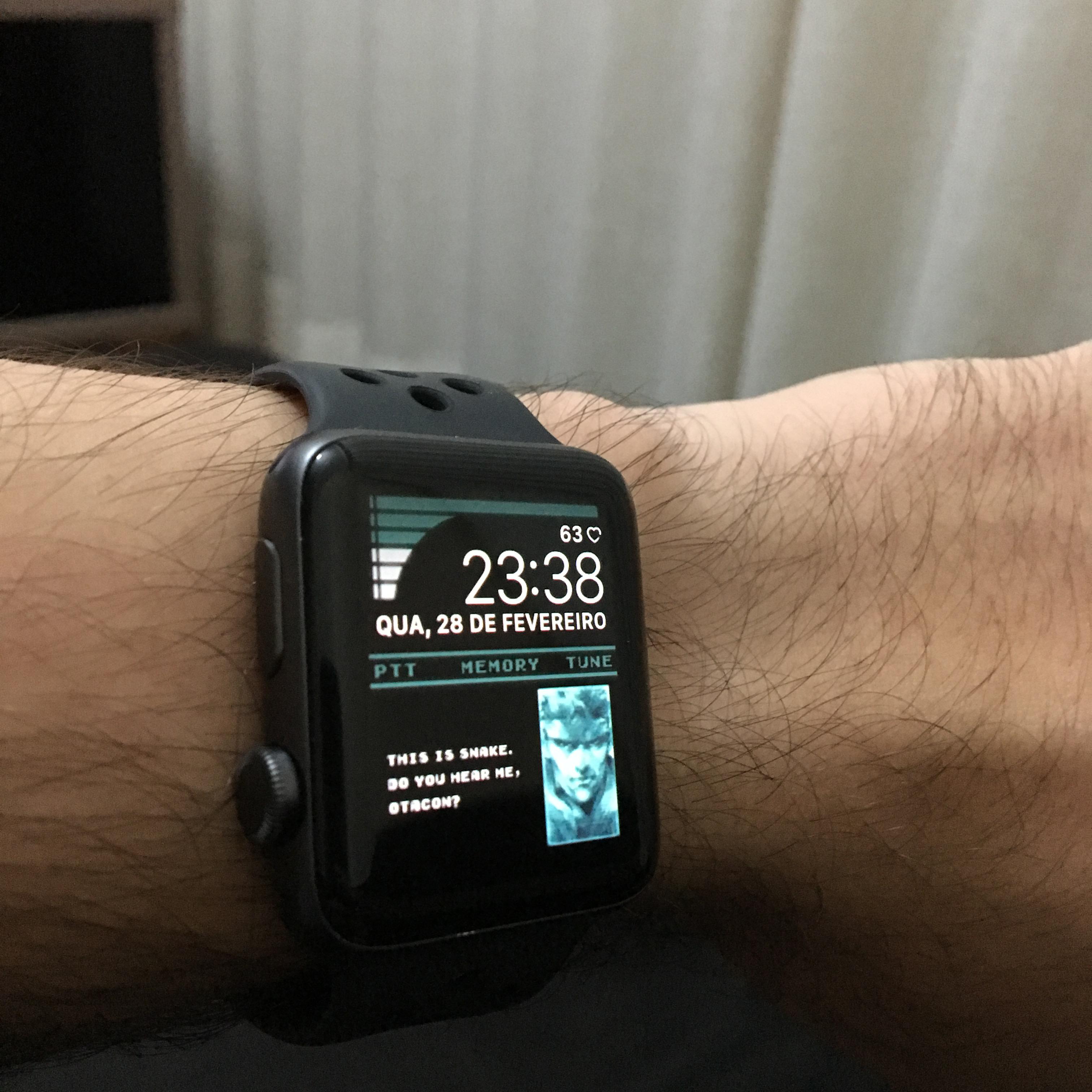 Metal Gear Solid Codec face for Apple Watch applewatchfaces