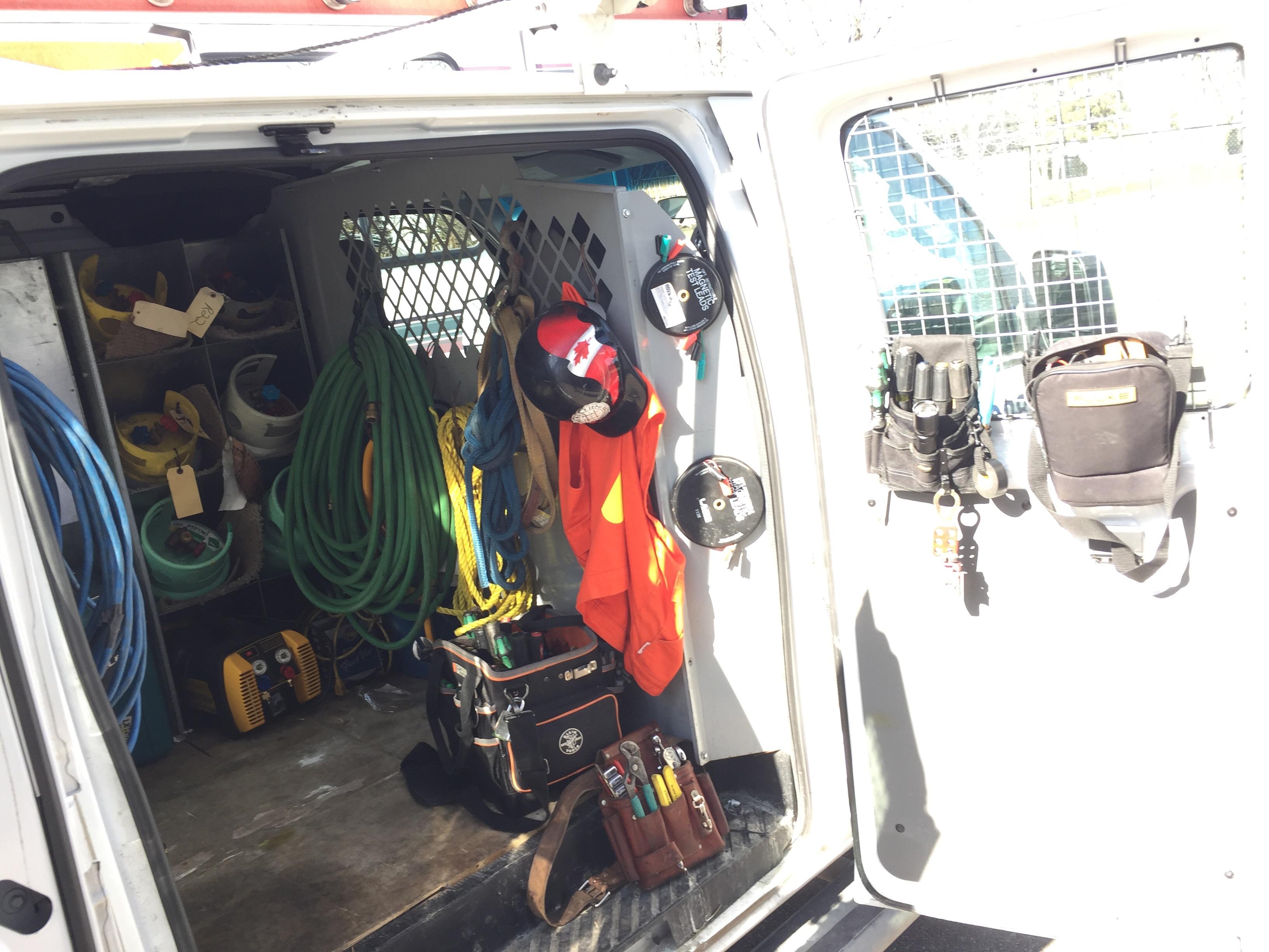 Finally had a nice day to clean up the van! r/HVAC