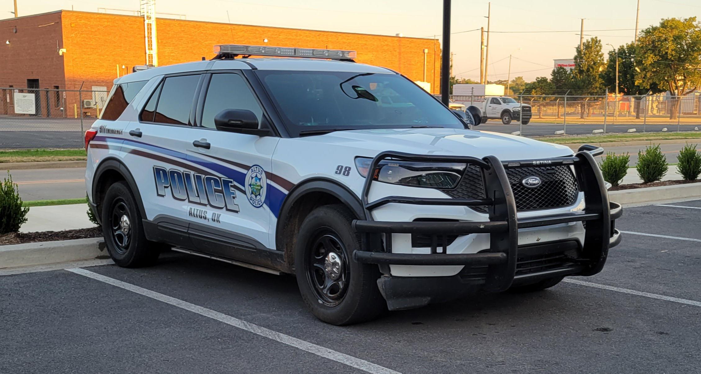 Altus Police Department, Altus, Oklahoma Ford Interceptor SUV r