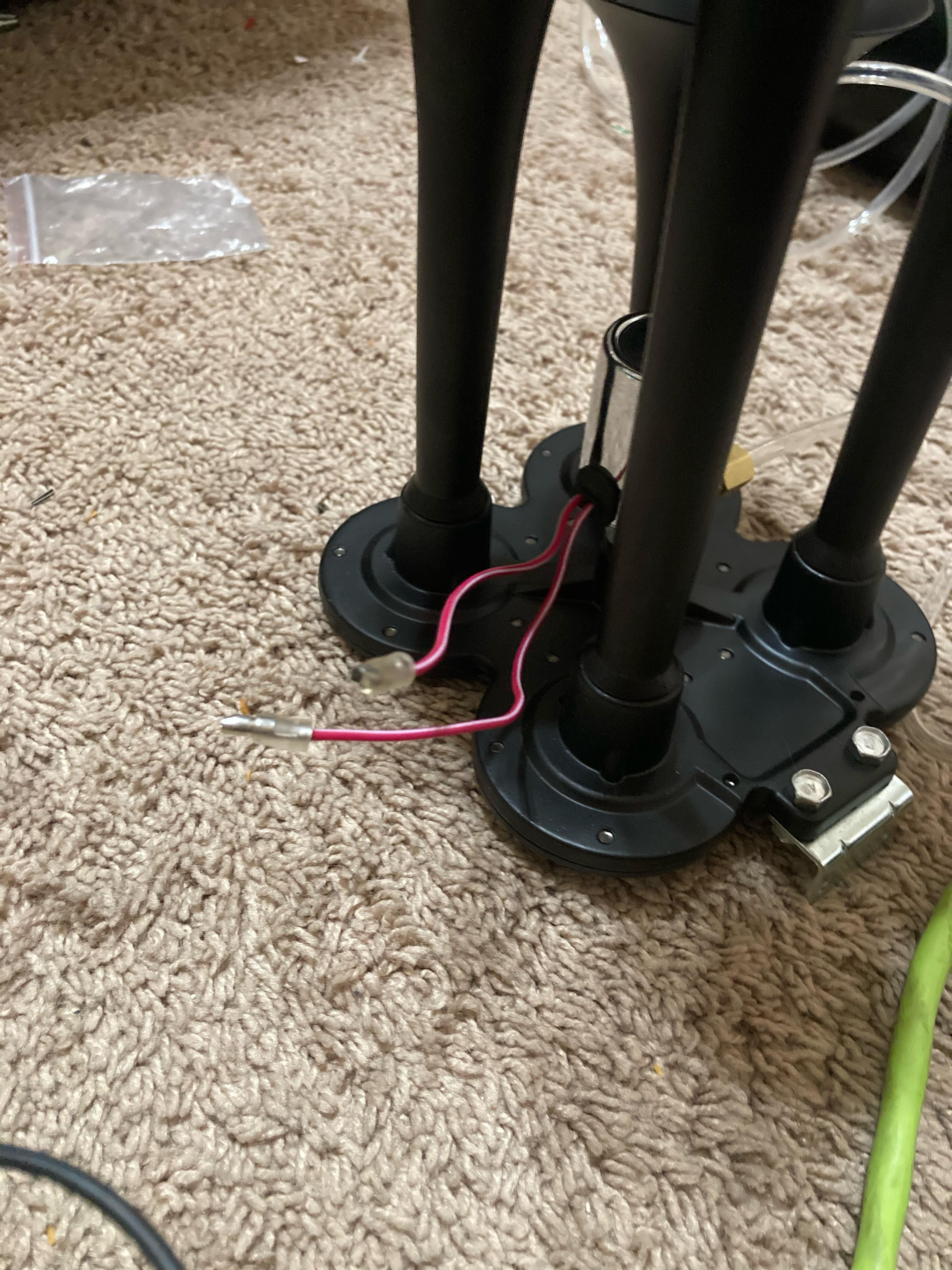 So I bought a train horn kit to put on my ram but both wires are the