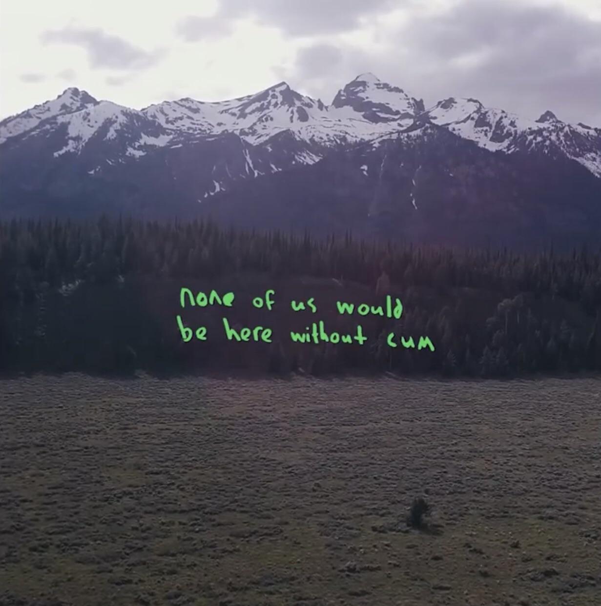 Happy 1 year anniversary of the release of the album "ye" by ye! what a