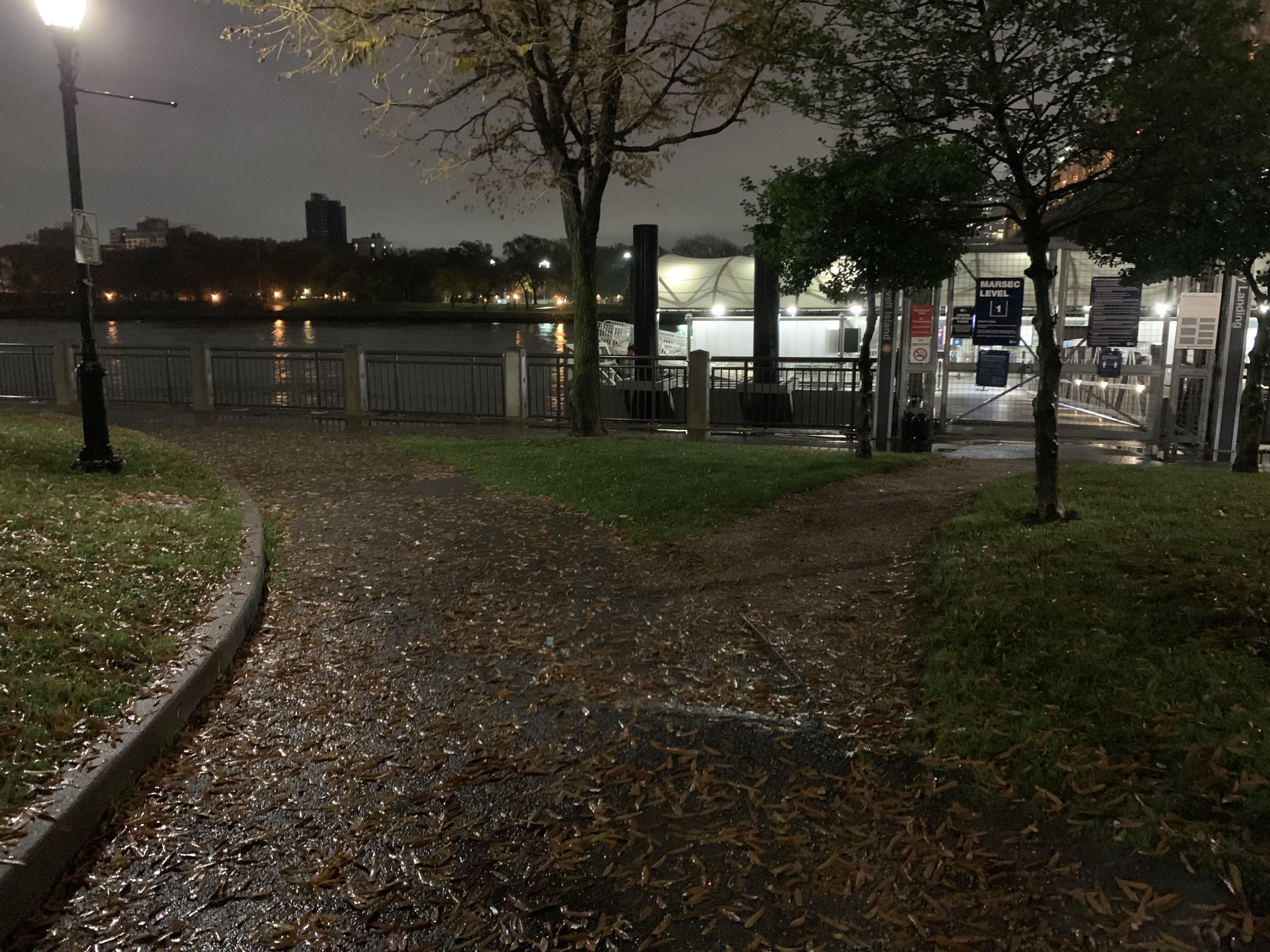 Roosevelt Island Desire Path to Ferry. The ferry dock was built long