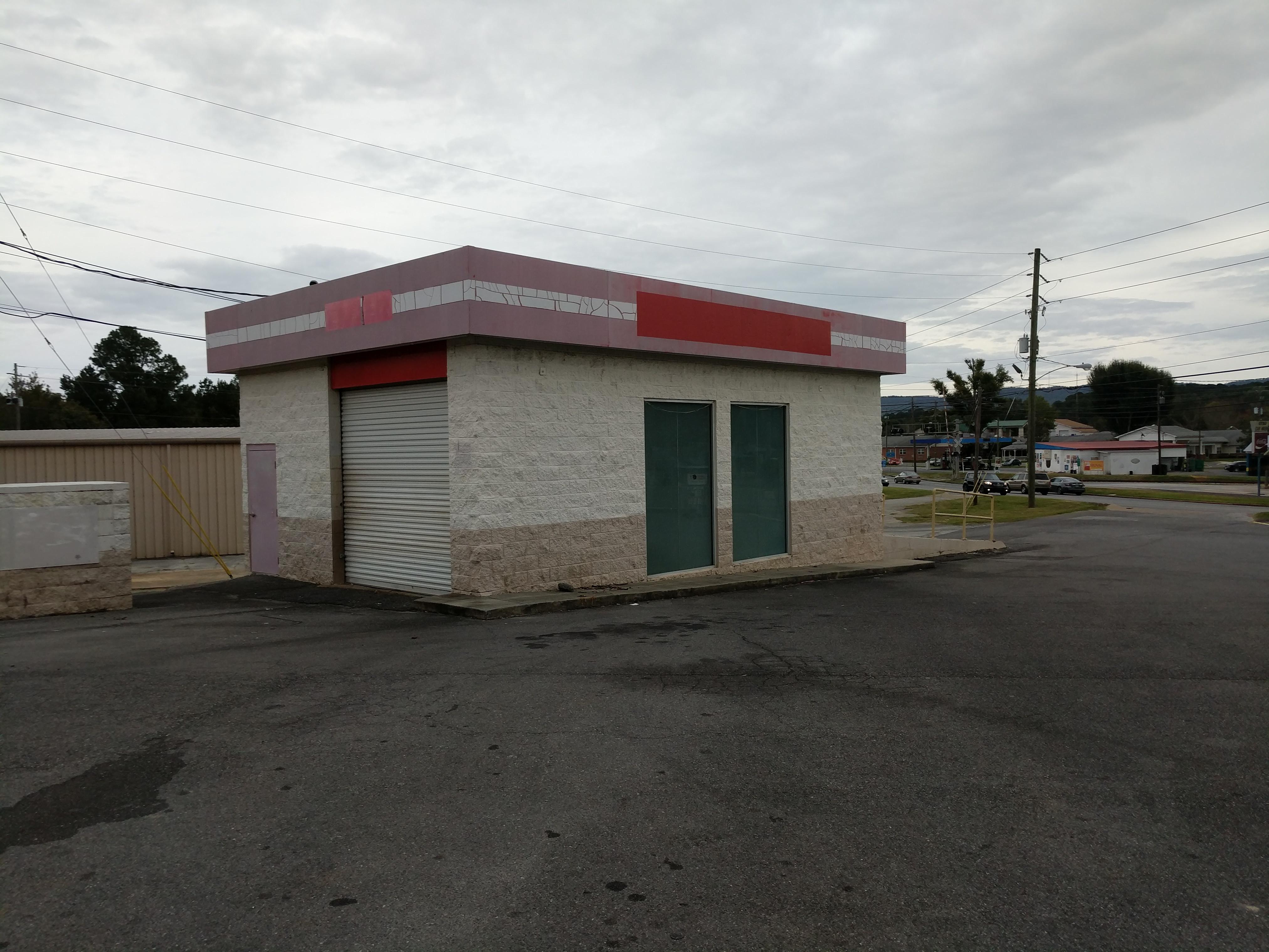 The circle k in my town has an old car wash in its lot. r