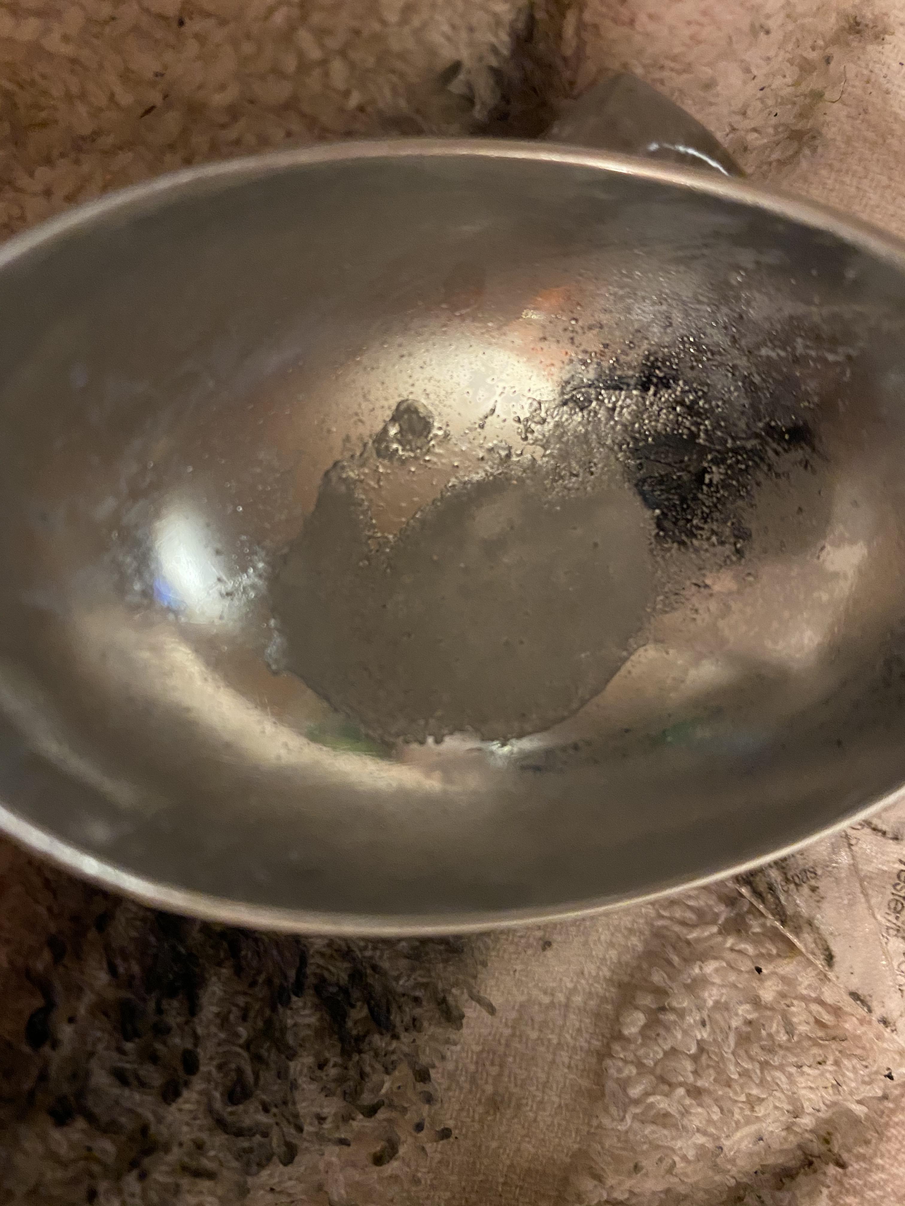 Cooking freebase .. looks good but the baking soda keeps making it burn