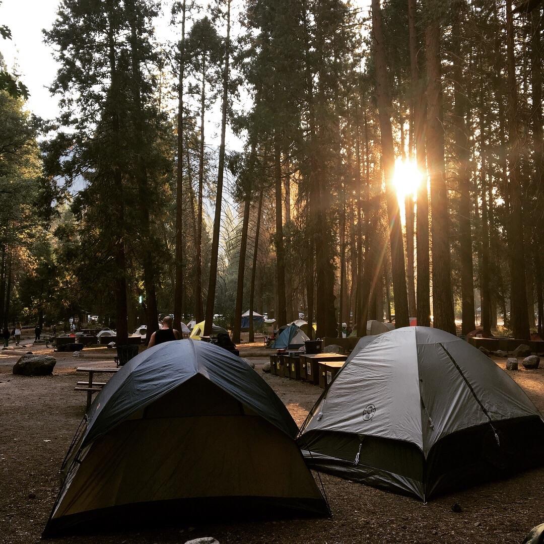 Camp 4 at Yosemite. A little crowded but I would go back in a heartbeat
