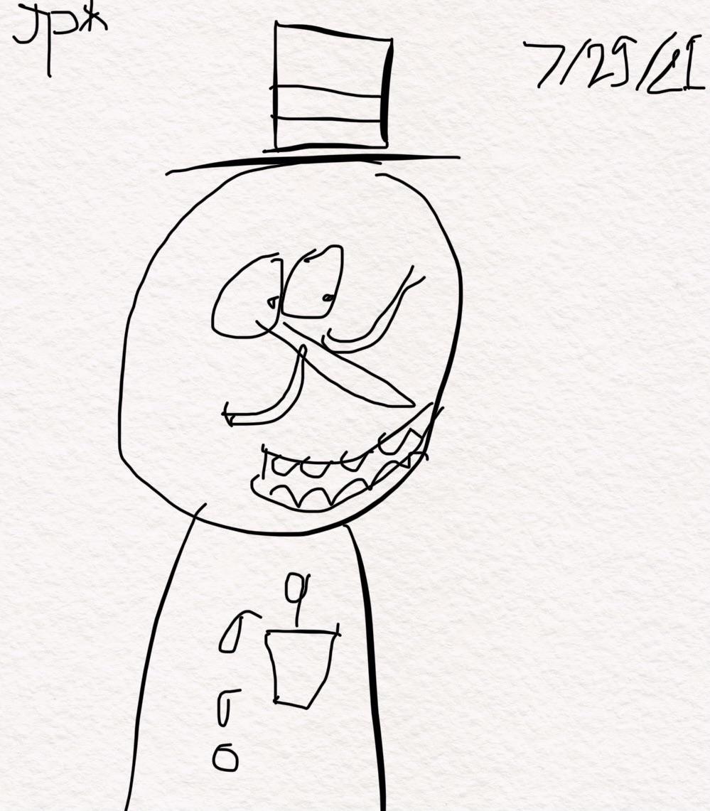 This is my drawing of pops. I know it’s not that good but I think