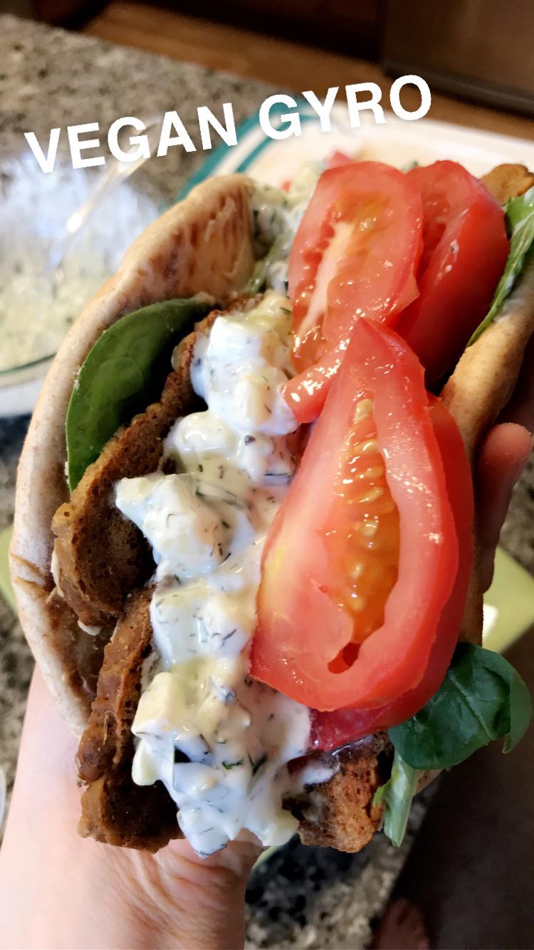 Vegan Gyro with Homemade Seitan r/vegan