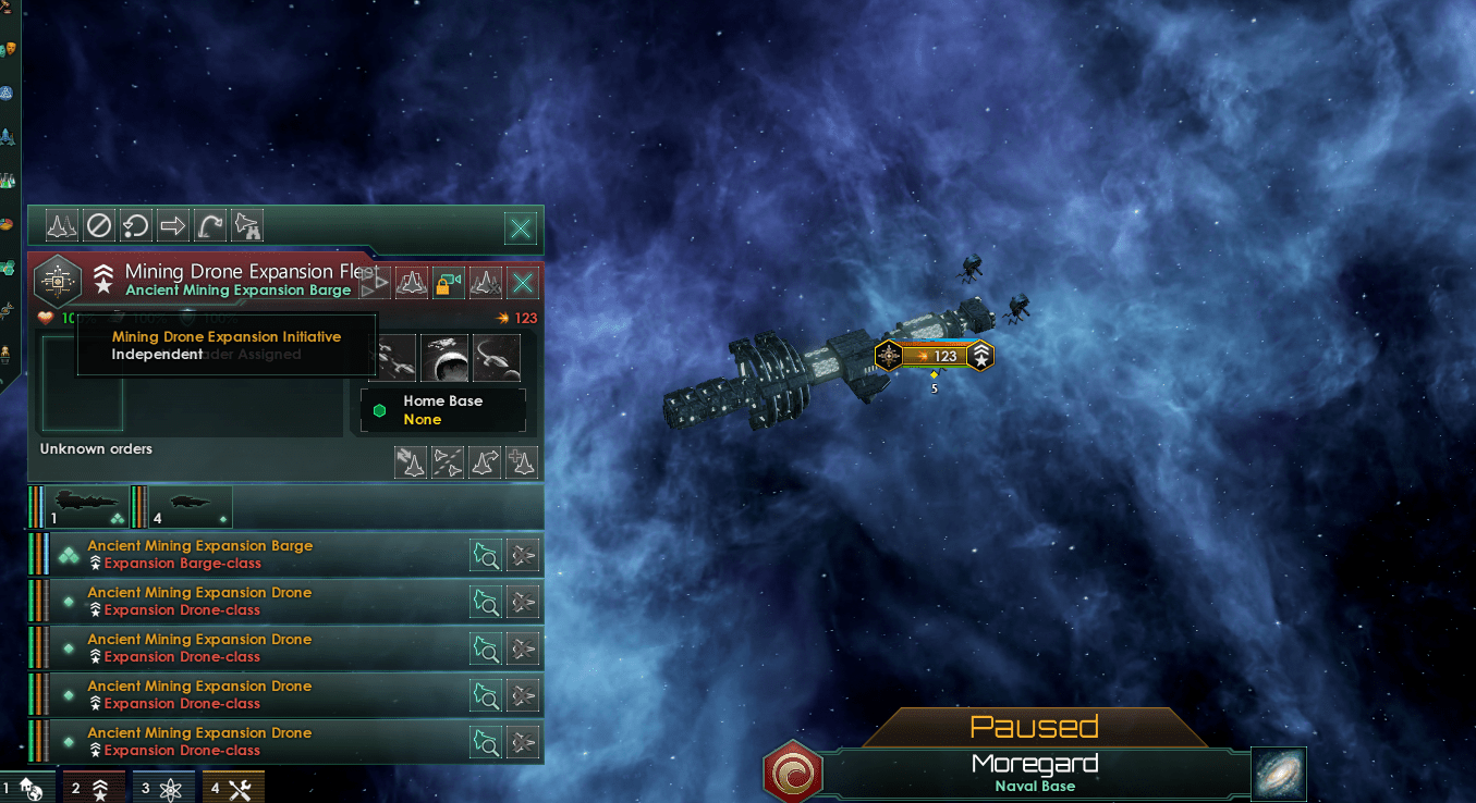 "Mining Drone Expansion Initiative"? Stellaris