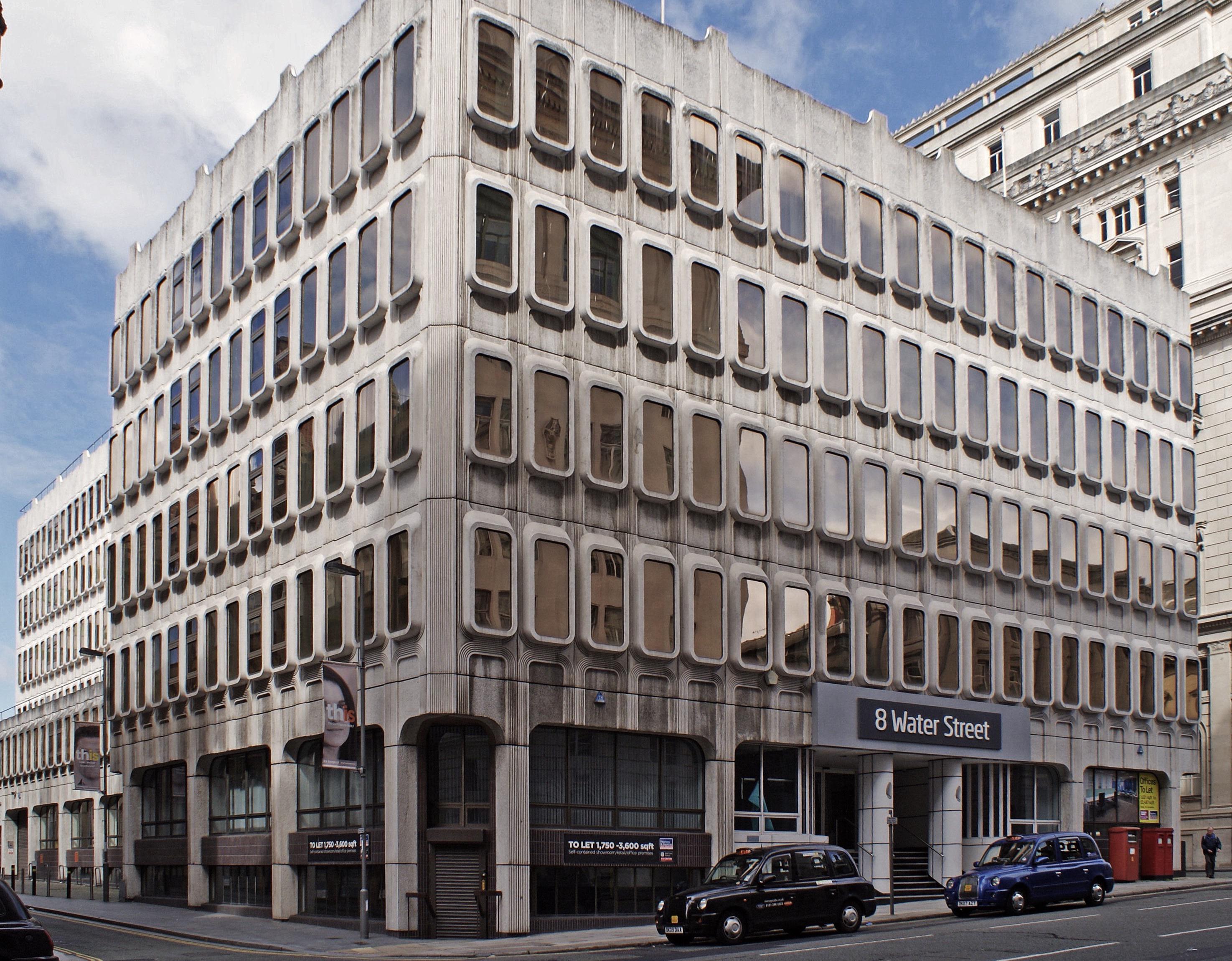 8 Water Street, Liverpool, UK brutalism