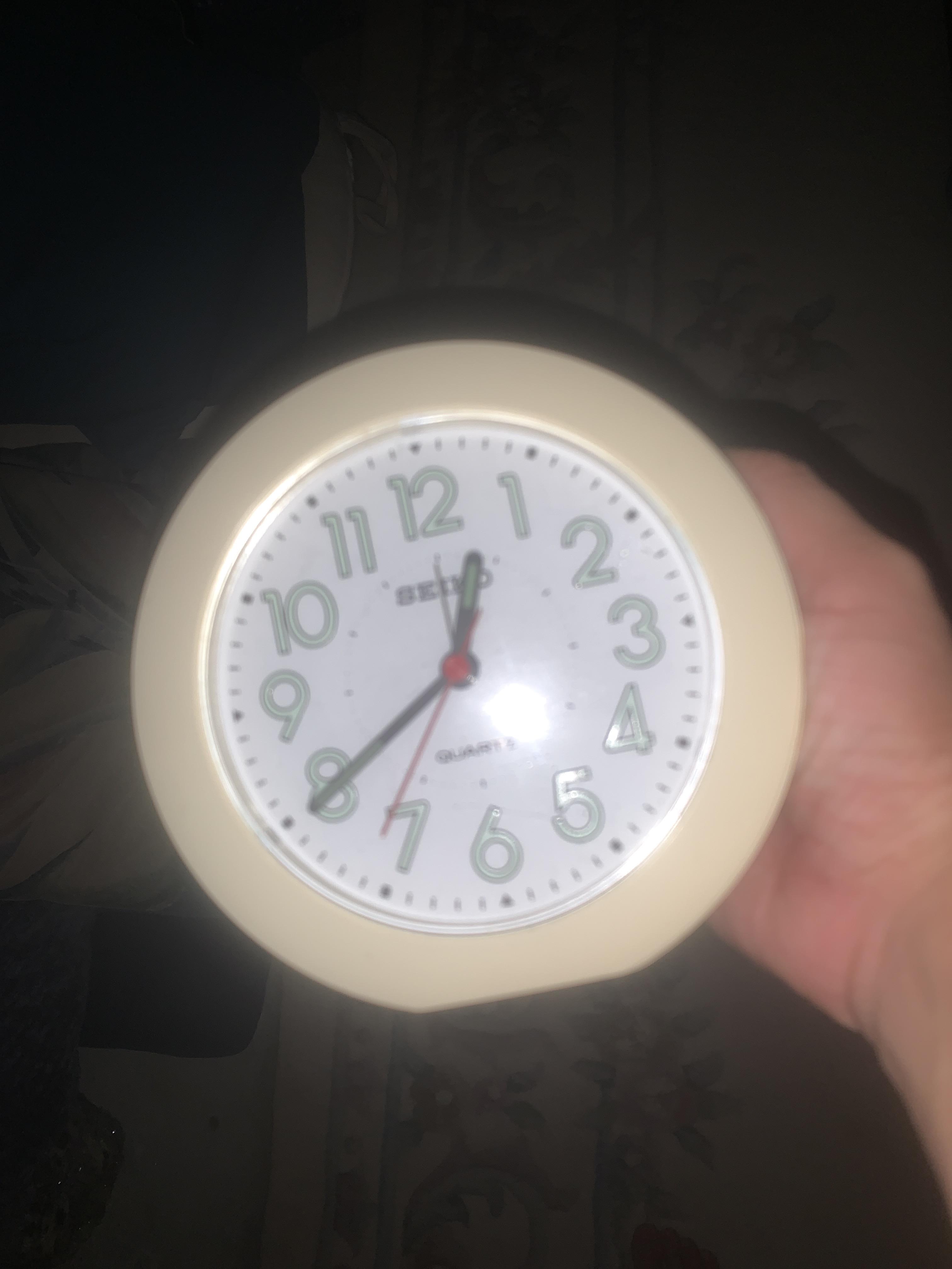 this goddamn alarm clock went off in the middle of the night and woke
