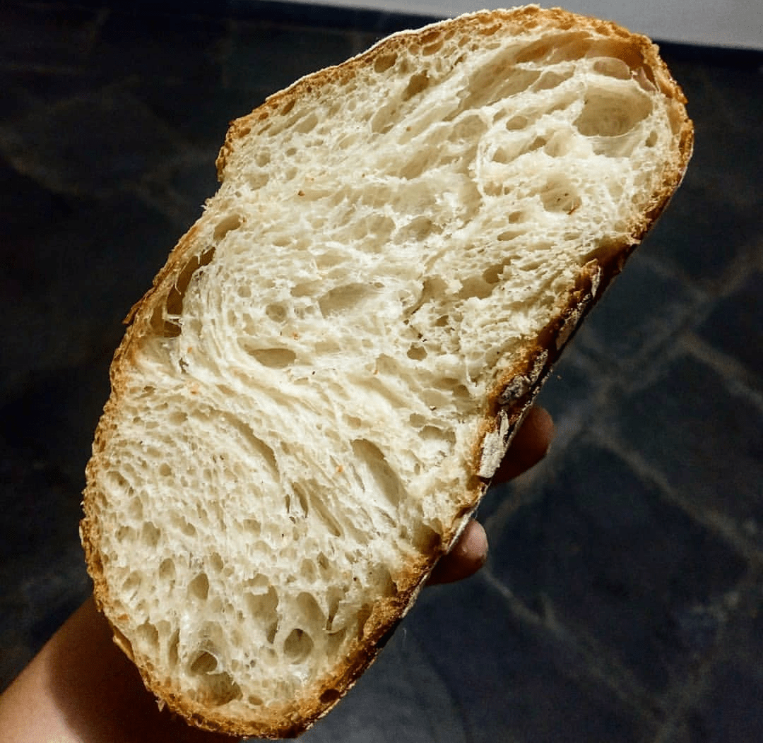 That's the best Crumb I can get, so I far. Any tips for improviment? r/Sourdough