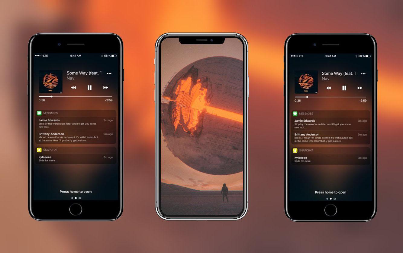 [Request] Lock screen music player concept + Intelix r/jailbreak