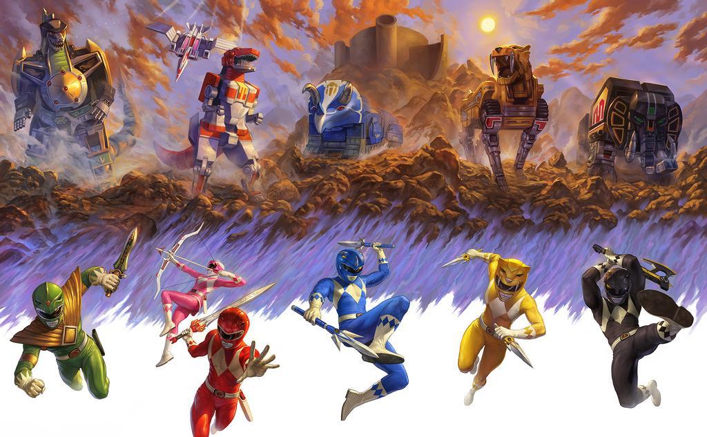 Mighty Morphin Power Rangers & Zords by Nick Robles r/powerrangers